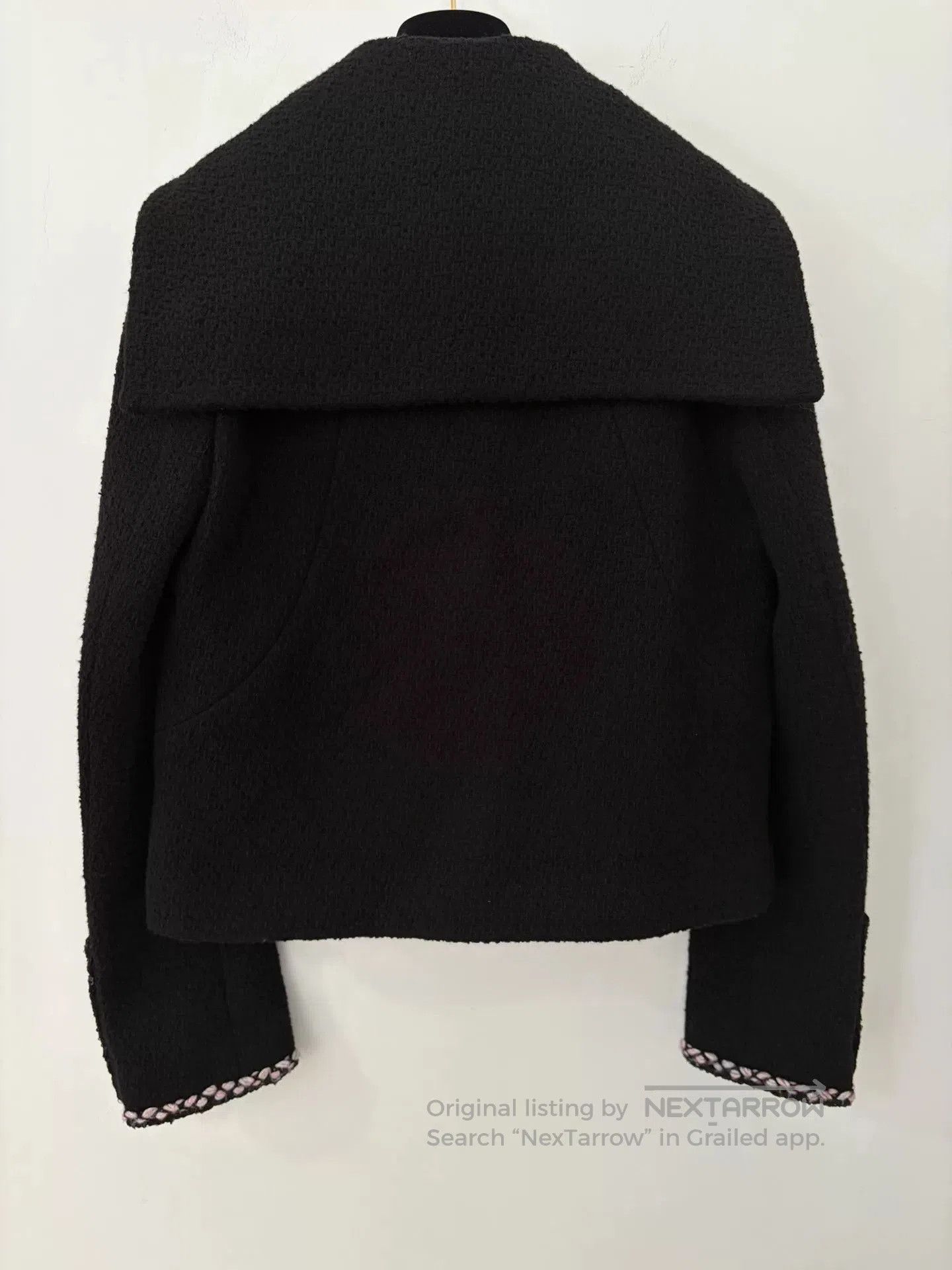 Chanel Chanel Black Naval Collar Jacket Top. Size US S / EU 44-46 / 1 - 2 Thumbnail