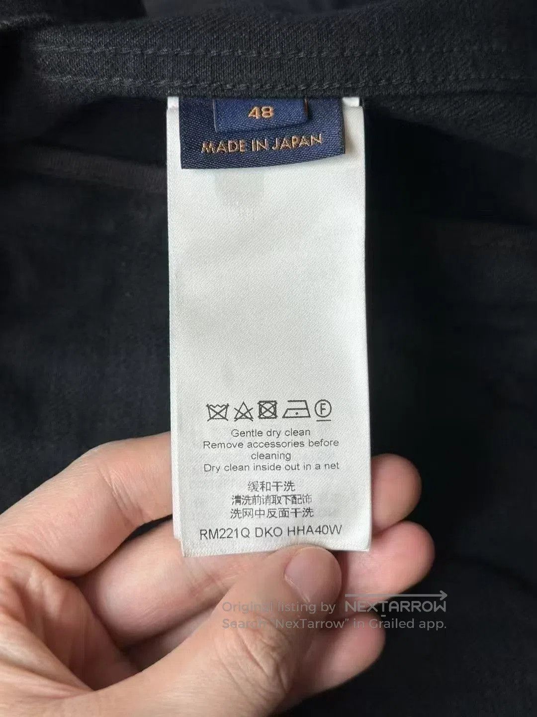 Louis Vuitton Louis Vuitton Washed Black DNA Tag Denim Jacket. Size US M / EU 48-50 / 2 - 6 Thumbnail