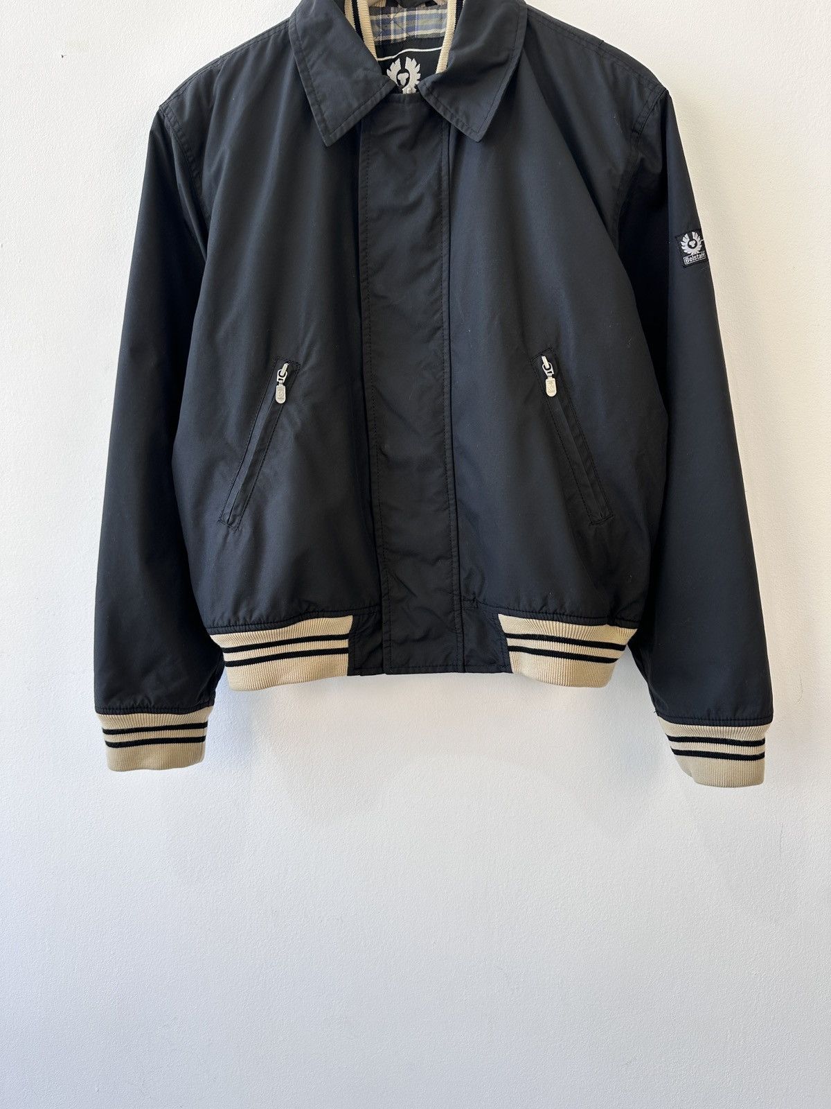 Belstaff Rare Vintage Belstaff Bomber Jacket S Black Made in England Size US S / EU 44-46 / 1 - 5 Thumbnail