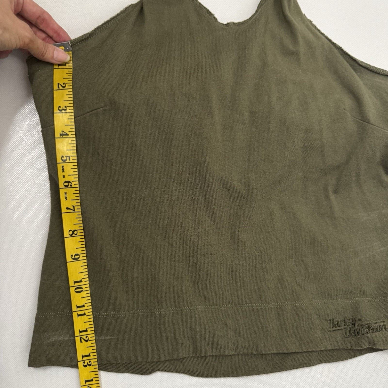 Harley Davidson Harley Davidson Halter Top Green Biker Summer Y2K Vintage Size L / US 10 / IT 46 - 9 Thumbnail