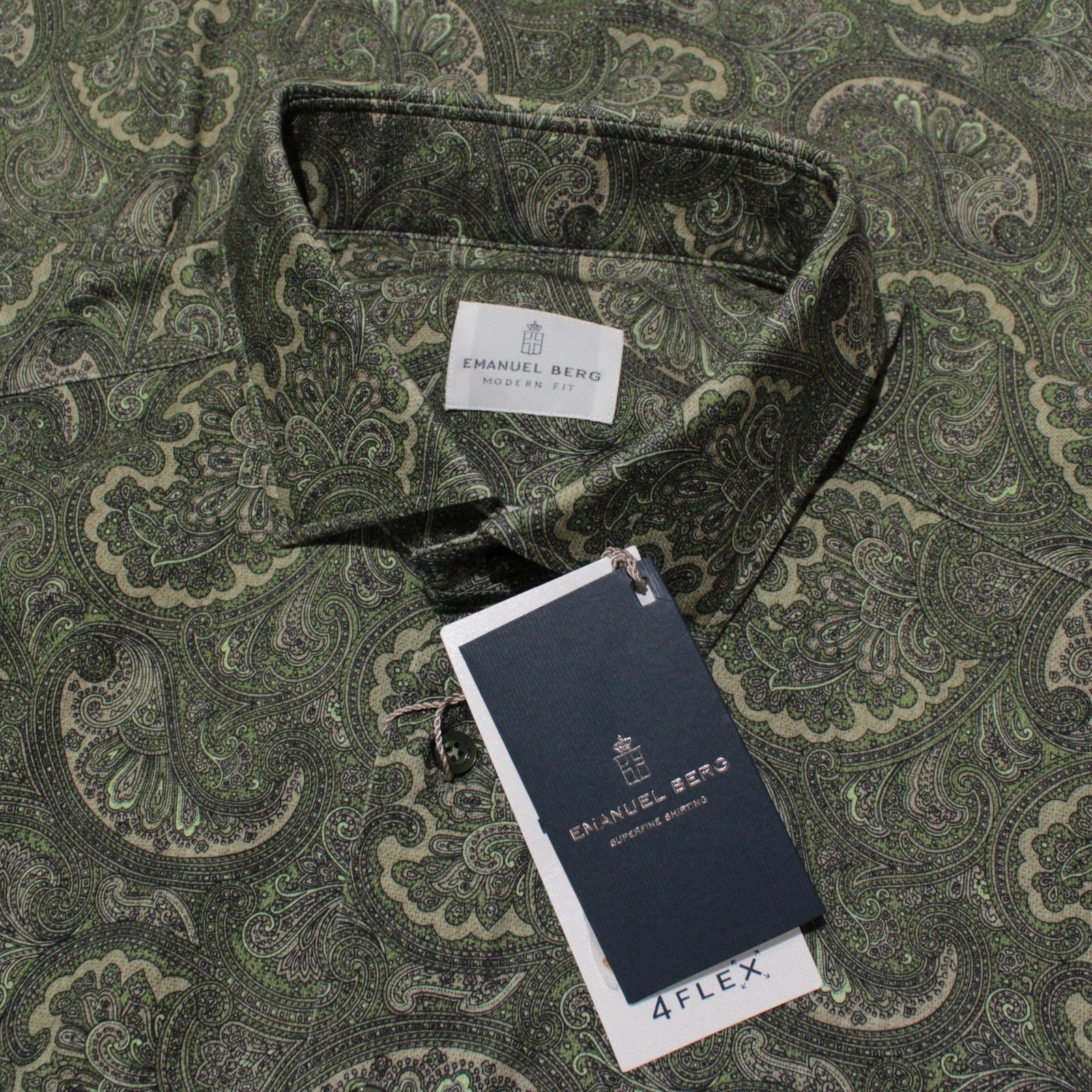 Other Emanuel Berg New with tags Shirt Size XL US In Green Size US XL / EU 56 / 4 - 1 Thumbnail