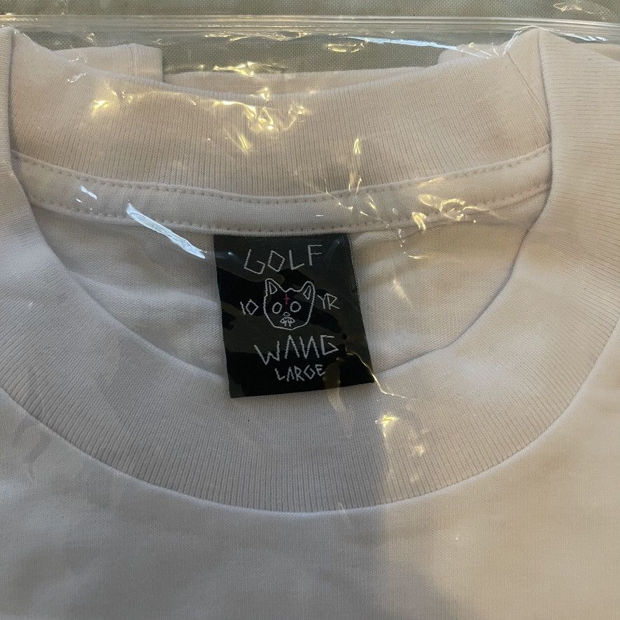 Golf Wang Golf Wang Boxcutter Men’s Large Odd Future OFWGKTA White Size US L / EU 52-54 / 3 - 3 Thumbnail