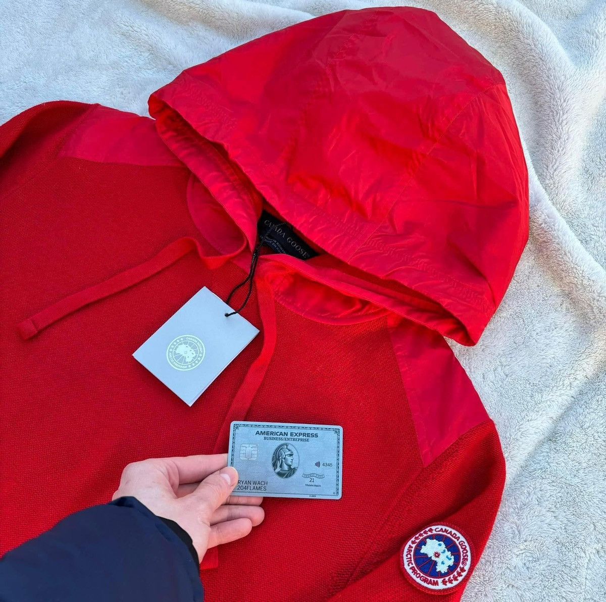 Canada Goose Canada Goose Red Ashcroft Hoodies Size US L / EU 52-54 / 3 - 2 Thumbnail