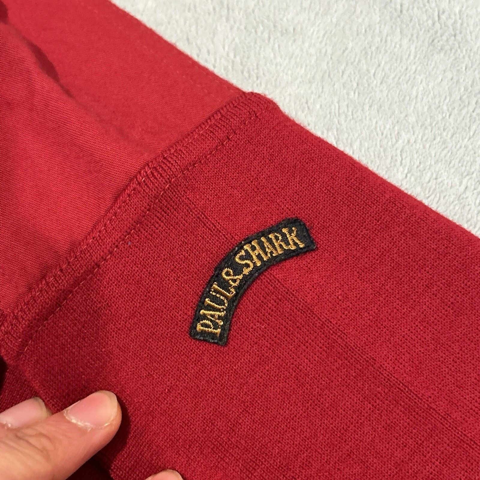 Paul & Shark Paul & Shark Yachting Wool Sweater Men Large Patches Rugby Size US L / EU 52-54 / 3 - 7 Thumbnail