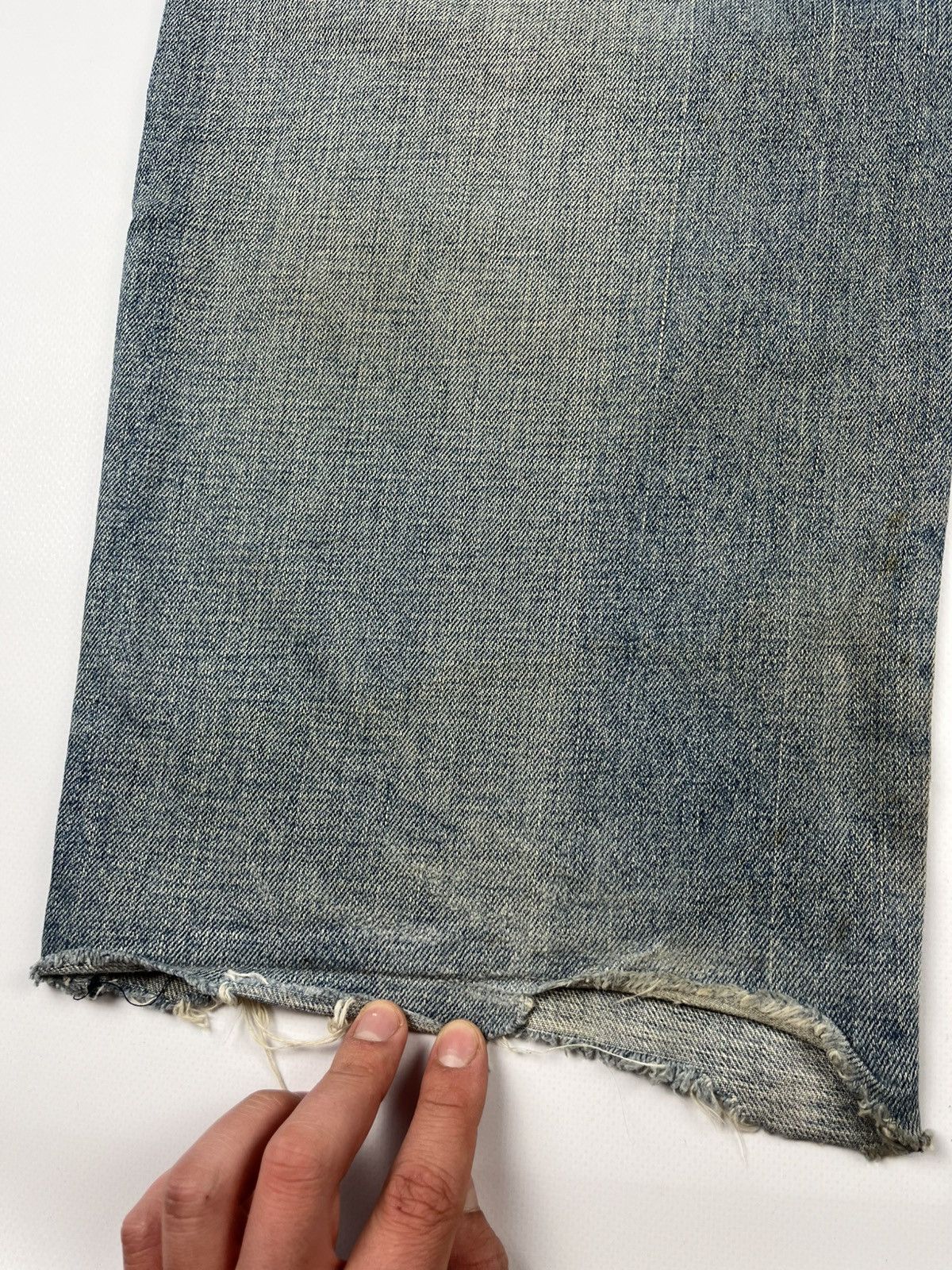 Ecko Unltd. × JNCO × Japanese Brand Vintage Faded Baggy Distressed Jeans Ed Hardy Style Denim Y2K Size US 30 / EU 46 - 25 Thumbnail
