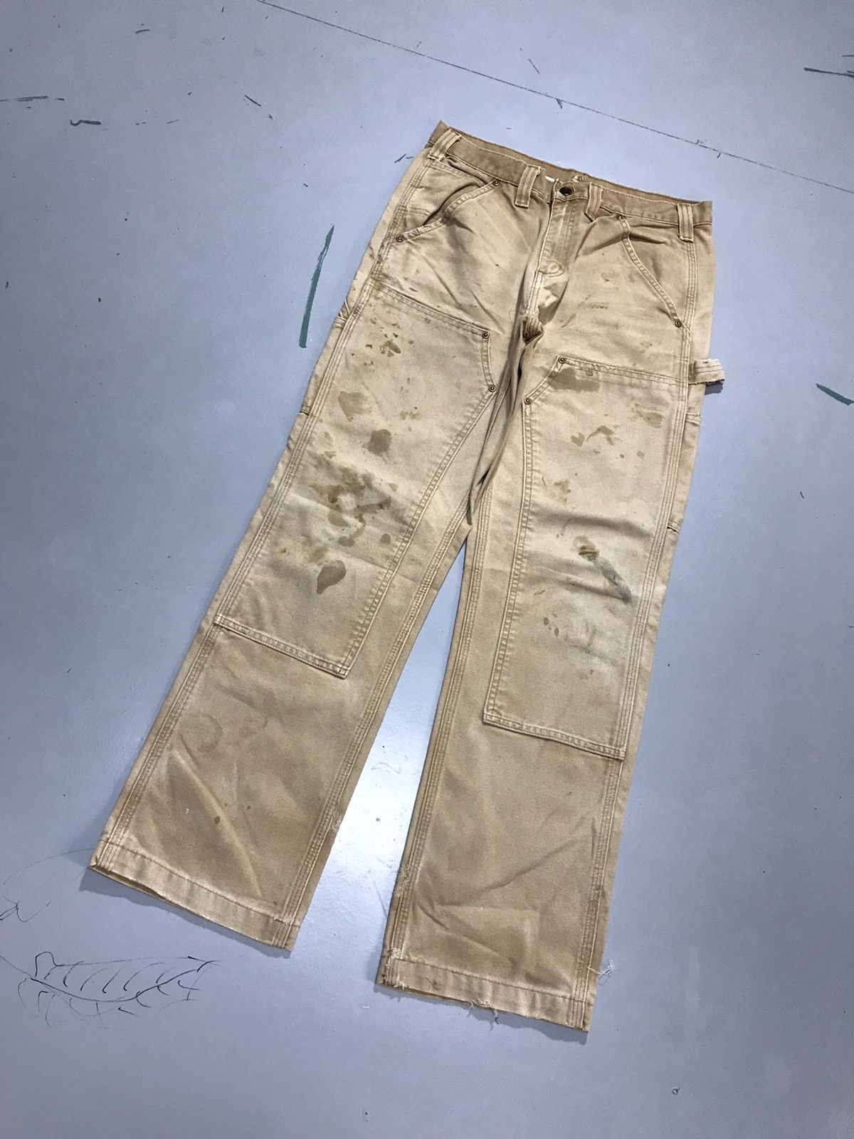 Carhartt Vintage Carhartt repaired double knee workwear Size US 30 / EU 46 - 3 Thumbnail
