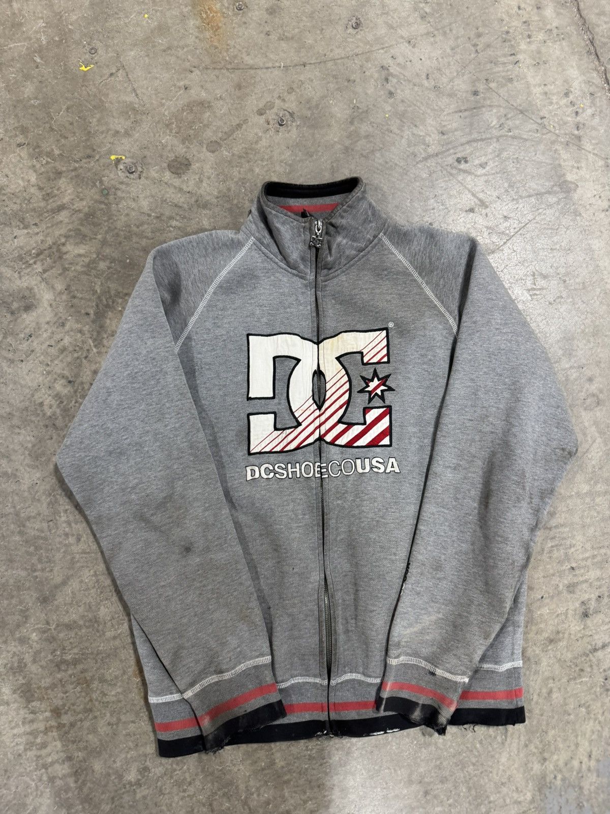 DC DC Shoes vintage zip up sweatshirt Size US M / EU 48-50 / 2 - 2 Thumbnail