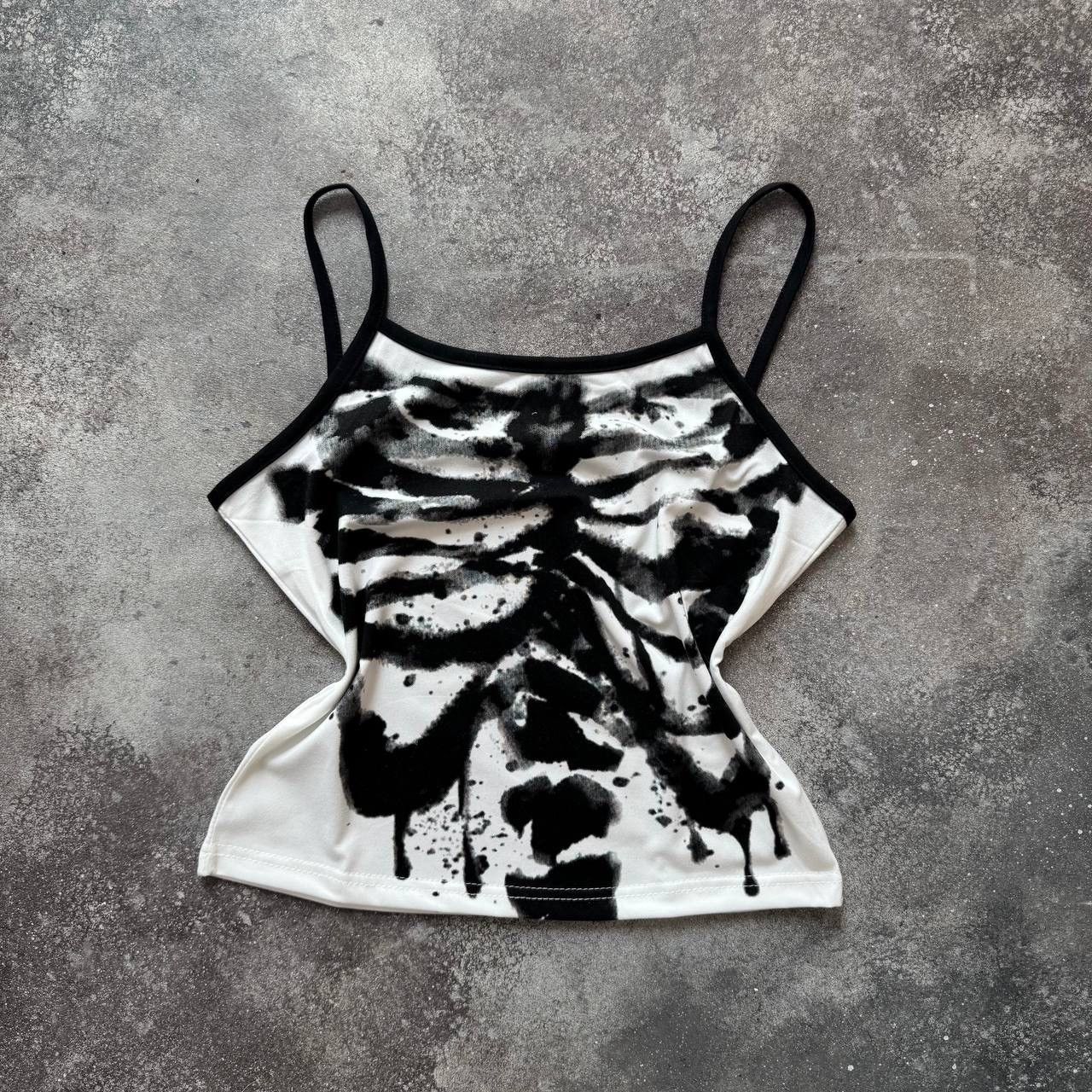20471120 Y2K Era Vintage Glam Goth Punk Tank Top Size M / US 6-8 / IT 42-44 - 2 Thumbnail