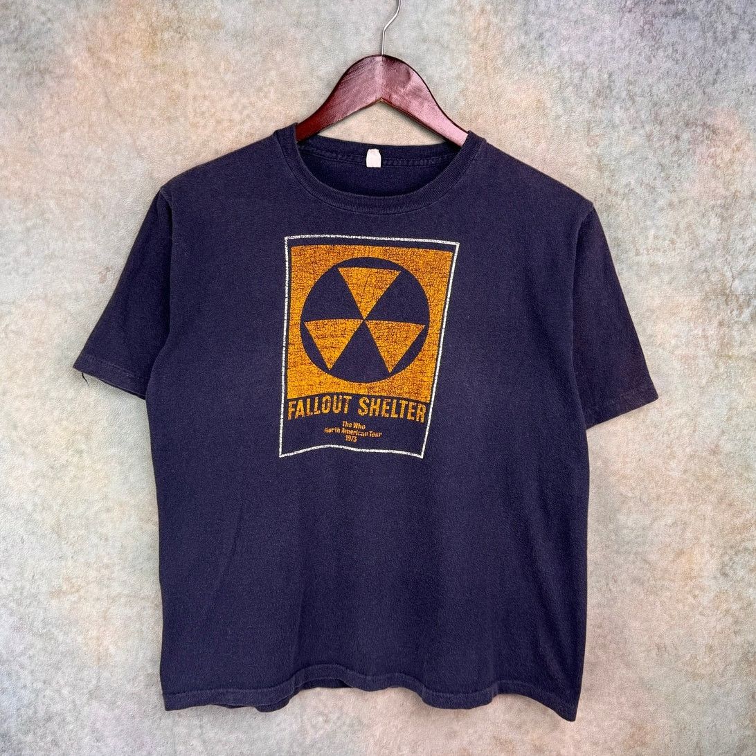 Vintage VTG 1973 The Who Fallout Shelter North AmericanTour T Shirt Size US L / EU 52-54 / 3 - 1 Thumbnail