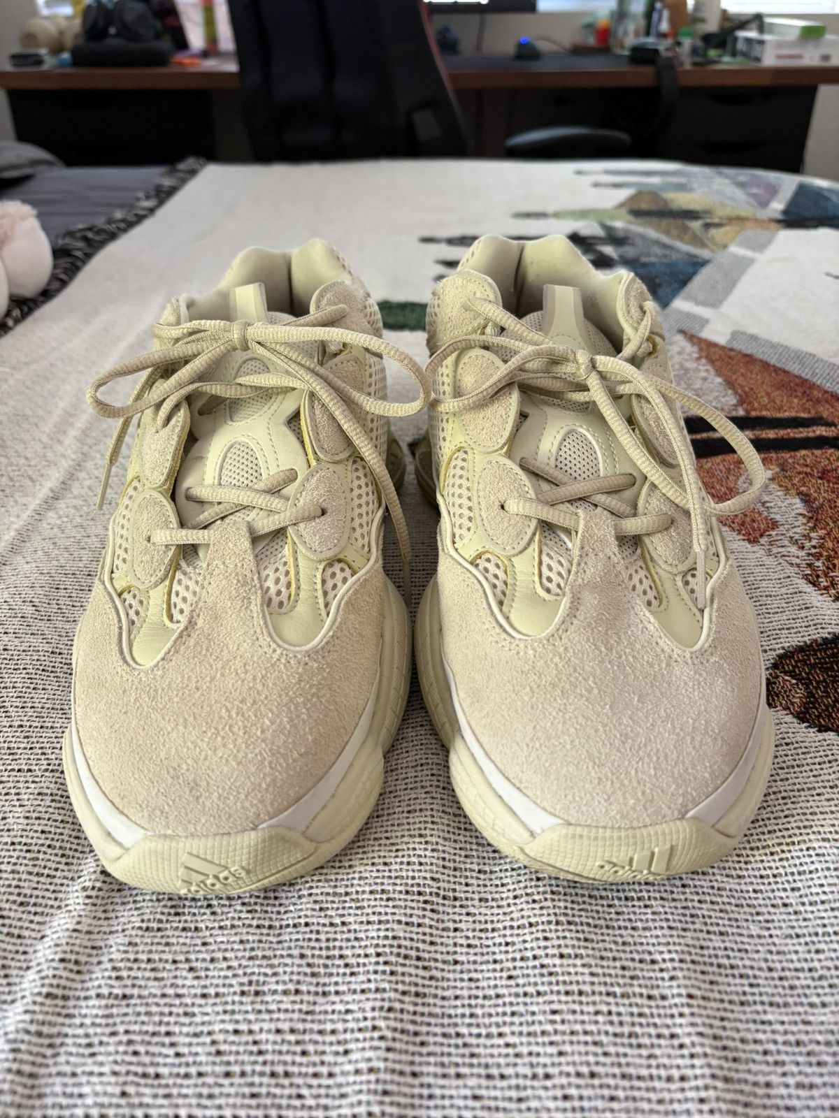 Yeezy Yeezy 500 Super Moon Yellow (No Box) Size US 10.5 / EU 43-44 - 3 Thumbnail