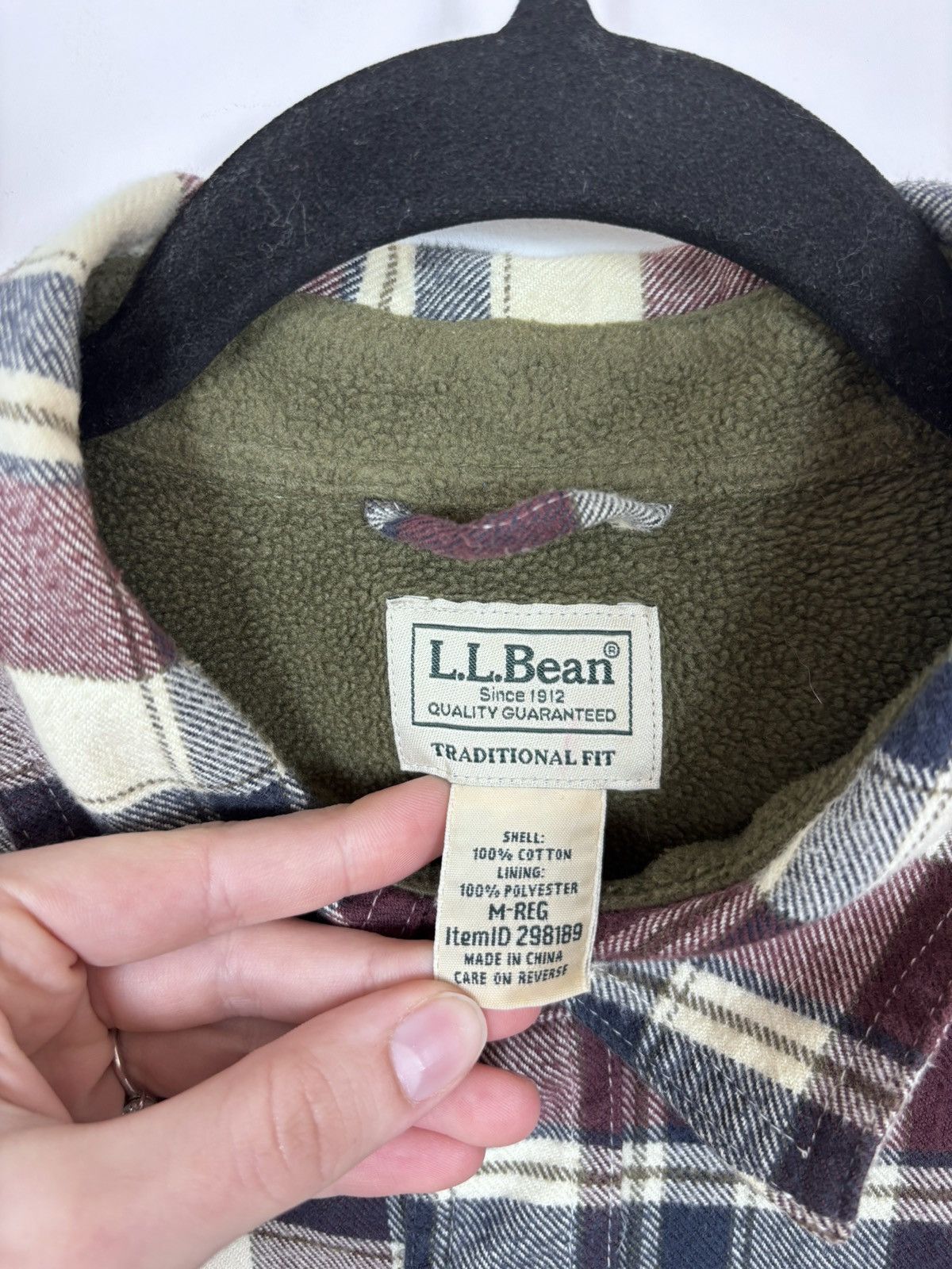 L.L. Bean L.L. Bean Vintage Plaid Check Fleece Lined Flannel Shirt Size US M / EU 48-50 / 2 - 10 Thumbnail