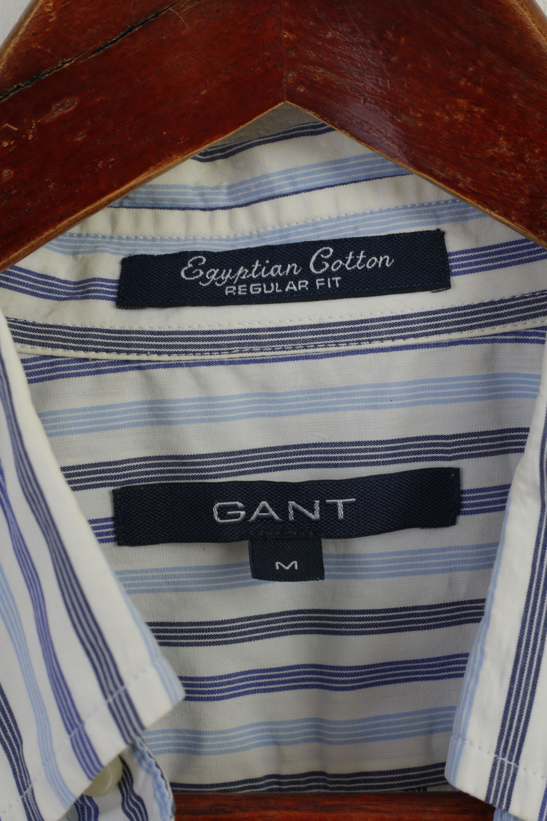 Gant GANT Men M Casual Shirt Blue Striped 8858 Size US M / EU 48-50 / 2 - 4 Thumbnail