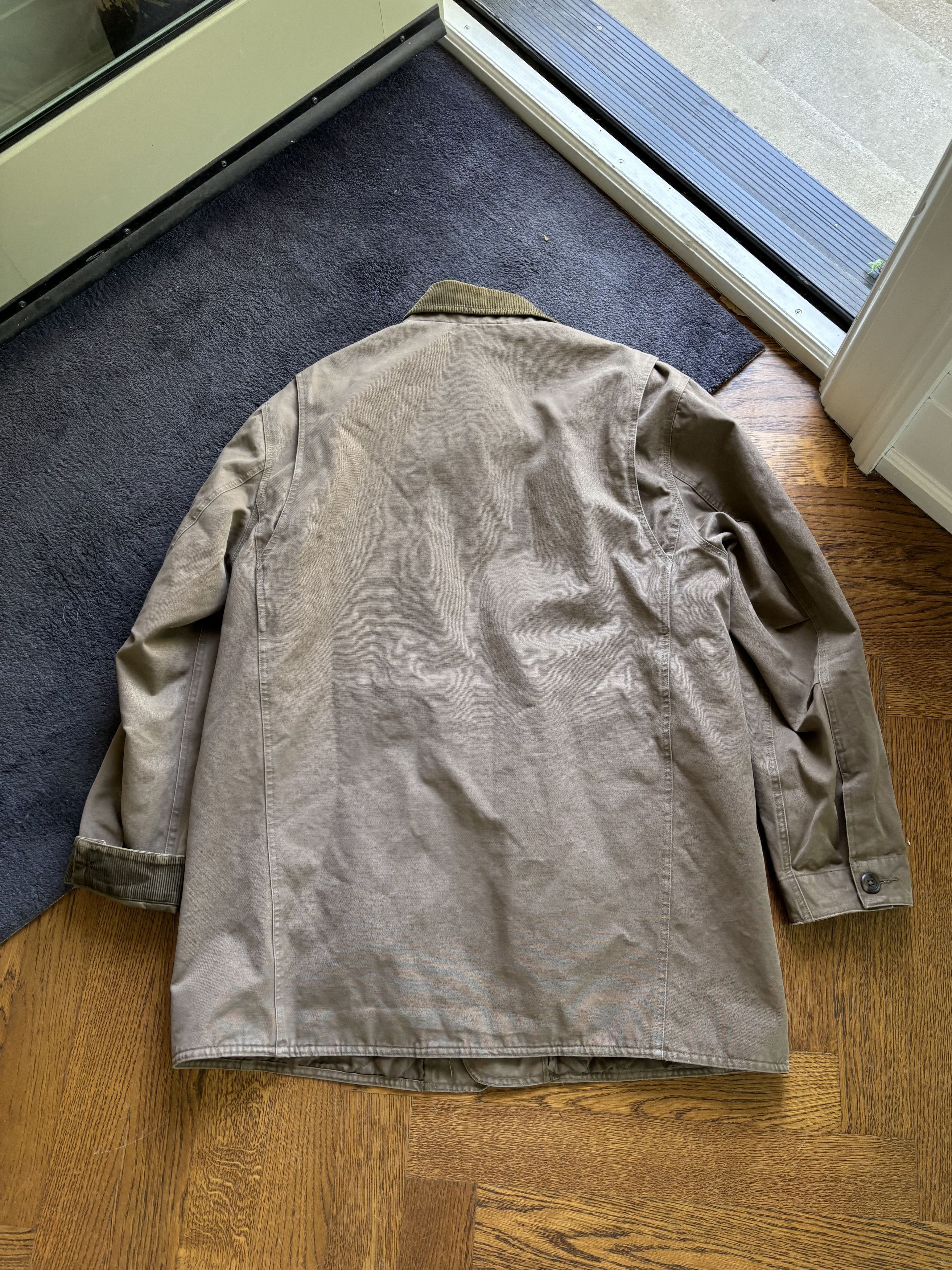Gap × Vintage 1990s Vintage GAP Chore Coat Quilt Lined Canvas Corduroy Size US L / EU 52-54 / 3 - 3 Thumbnail