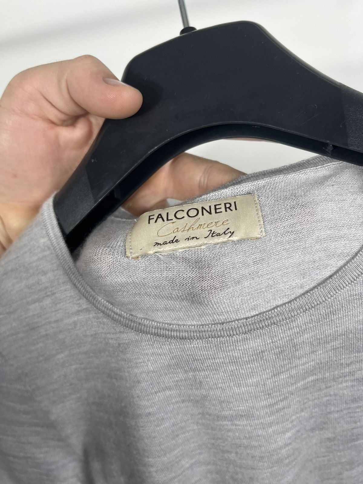 Other Falconeri cashmere blend grey short sleeve knit top Italy Size XS / US 0-2 / IT 36-38 - 6 Thumbnail