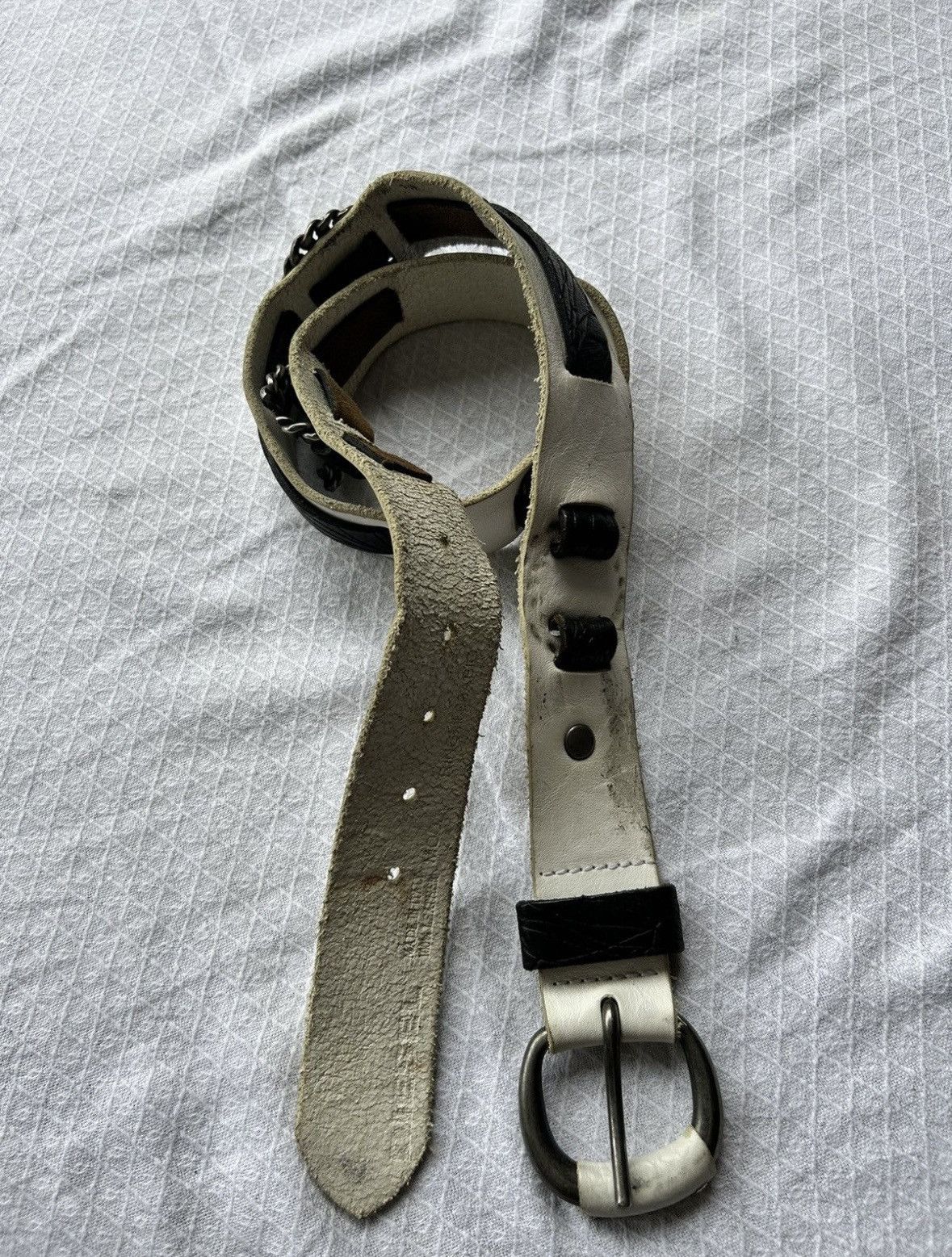 Diesel Diesel vintage leather belt italy Size ONE SIZE - 3 Thumbnail