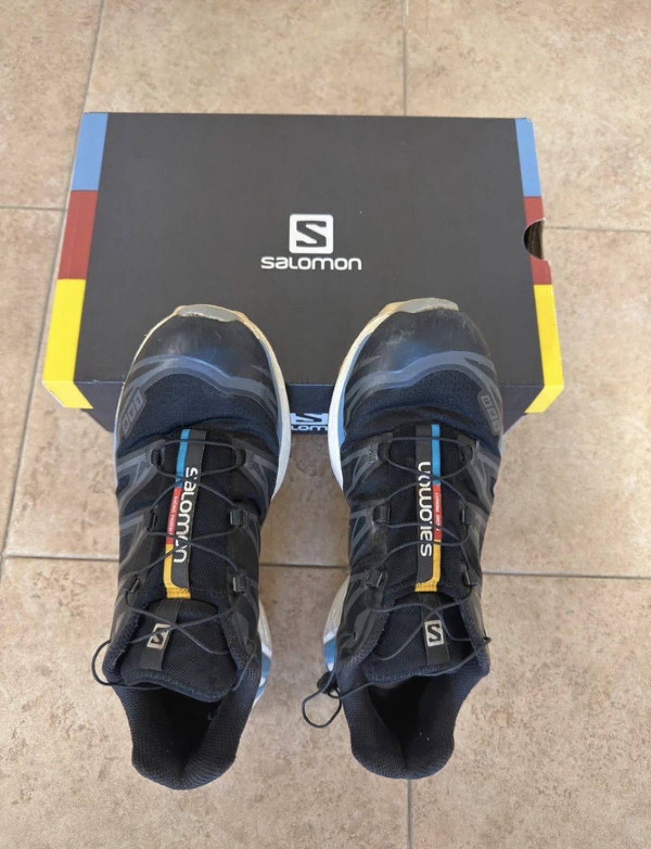 Salomon Salomon XT-6 Clear Black Riviera Nimbus Cloud Size US 8.5 / EU 41-42 - 6 Thumbnail