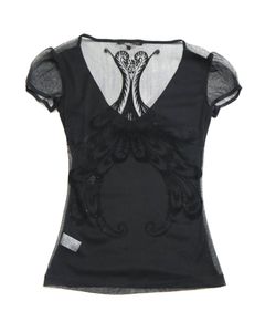 Miss Sixty RARE Mesh and Cotton Fallen Angel Top L -  Canada