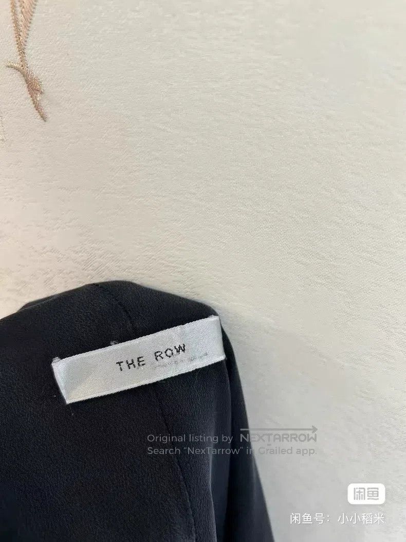 The Row The Row Black V-neck dress Size S / US 4 / IT 40 - 4 Thumbnail