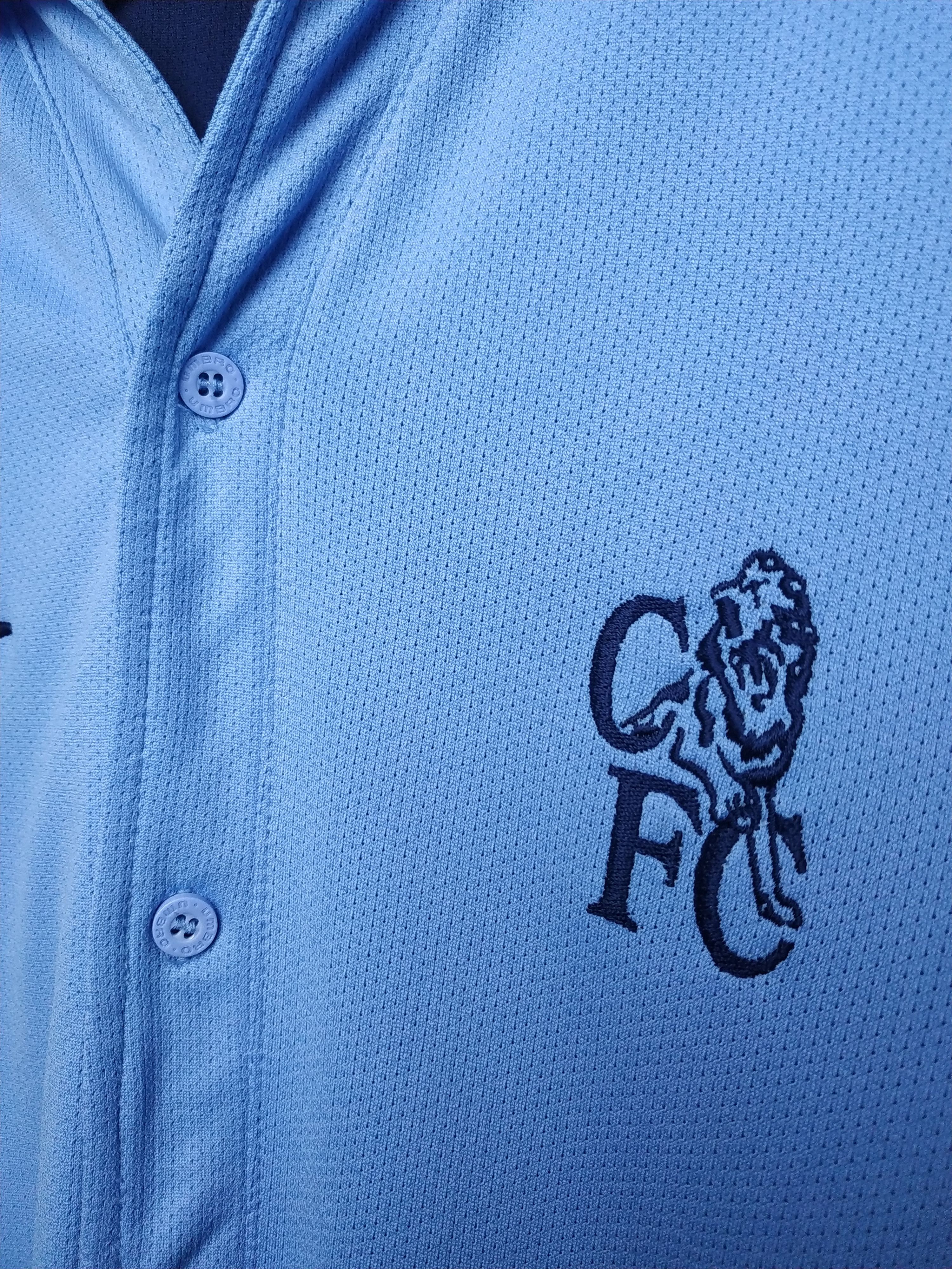 Chelsea Soccer Chelsea London 1999-2000 Umbro vintage football jersey polo Size US XL / EU 56 / 4 - 3 Thumbnail