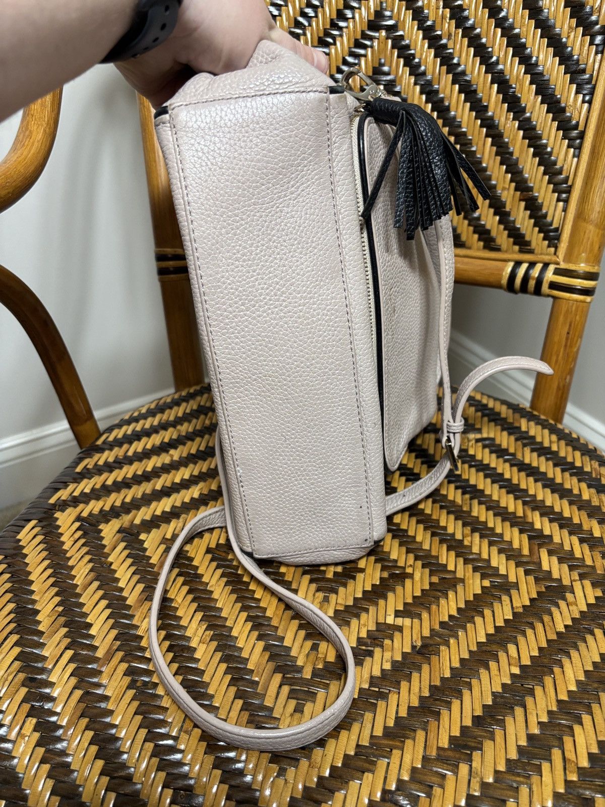 Kate Spade Kate Spade Chester Street Pink Pebbled Leather Crossbody Bag Size ONE SIZE - 5 Thumbnail