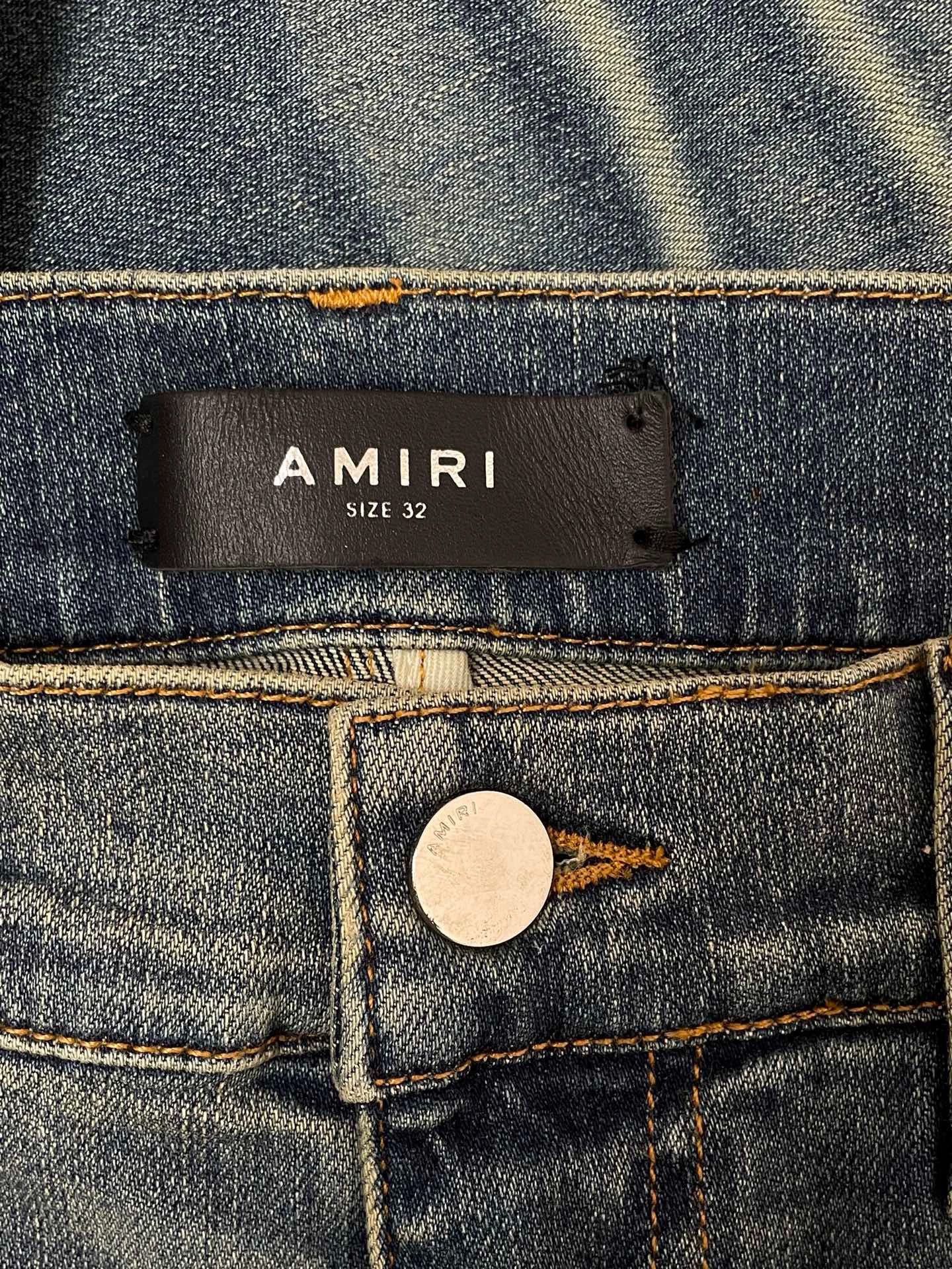 Amiri AMIRI Mx1 SS22 Distressed Slim Fit Jeans 32 Size US 32 / EU 48 - 3 Thumbnail