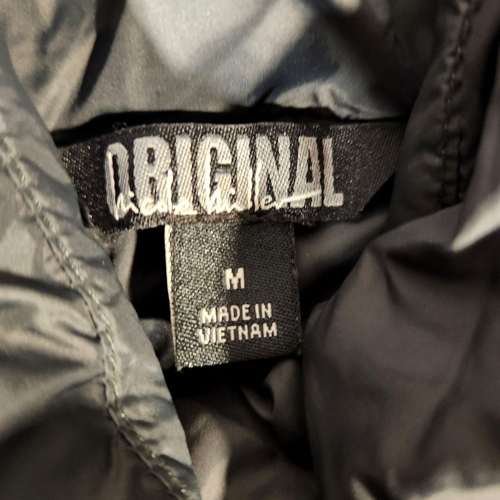 Vintage VINTAGE Original Puffer Vest Womens Medium Gray Asym Zip Funnel Neck Diagonal Quilted Size M / US 6-8 / IT 42-44 - 2 Thumbnail