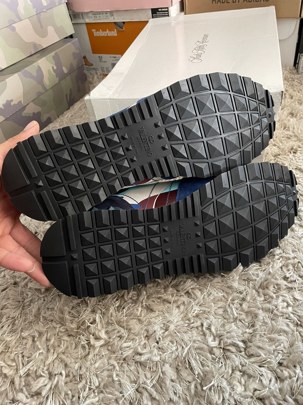 Valentino Valentino rockrunner Blue/Sky camo Size US 11 / EU 44 - 8 Thumbnail