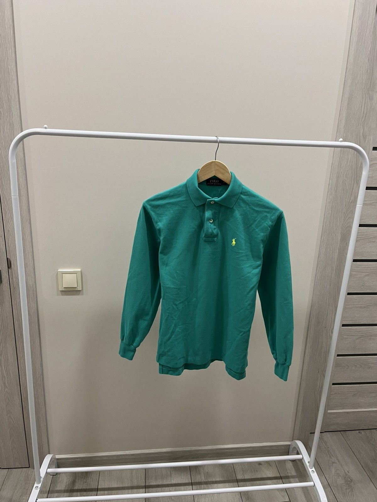 Polo Ralph Lauren 90S Vintage Polo Ralph Lauren Green Rugby Shirt Size US XS / EU 42 / 0 - 1 Thumbnail