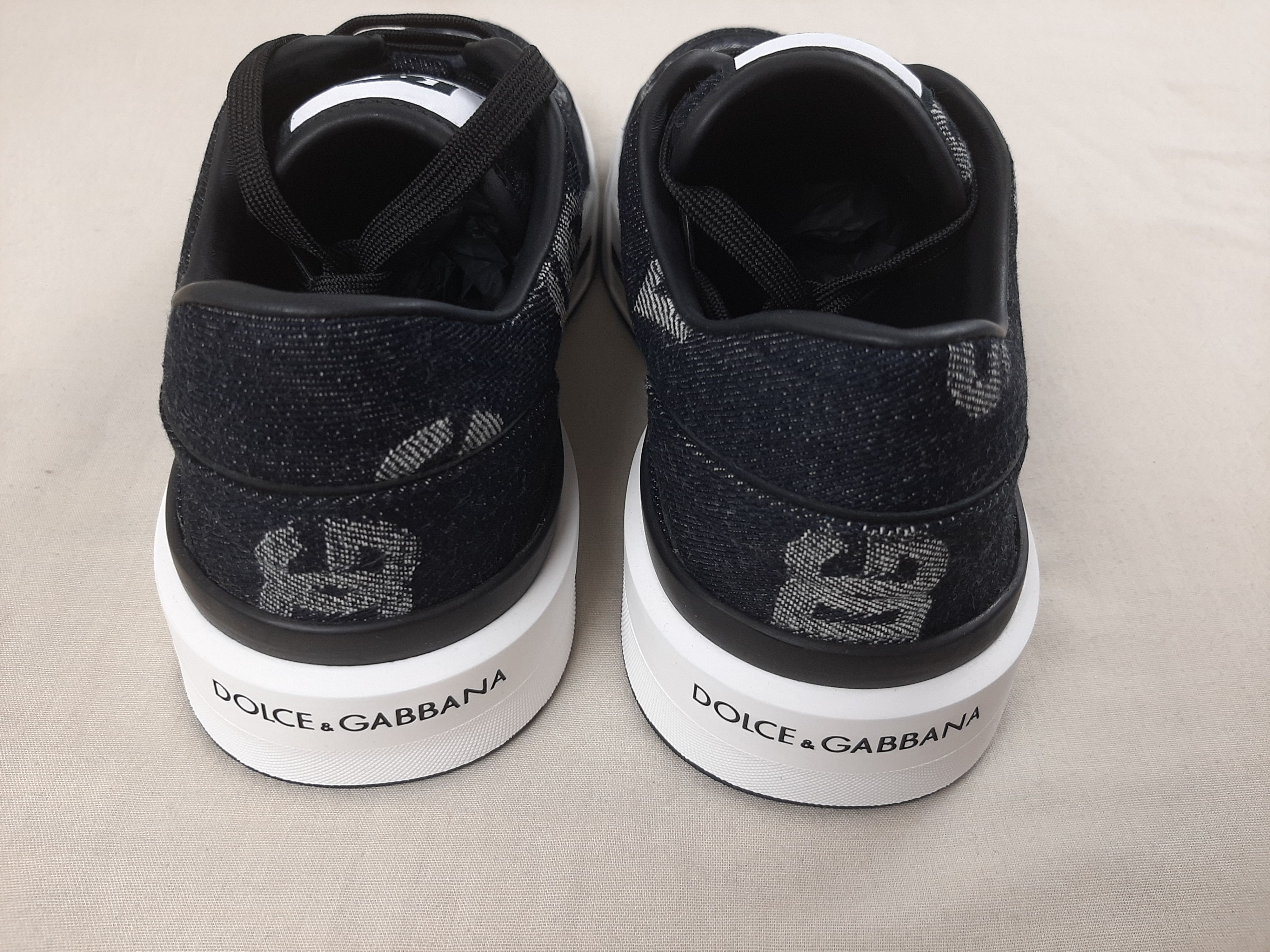 Dolce & Gabbana Dolce & Gabbana New Roma Denim Sneakers Men's EU 42 US 9 Size US 9 / EU 42 - 9 Thumbnail