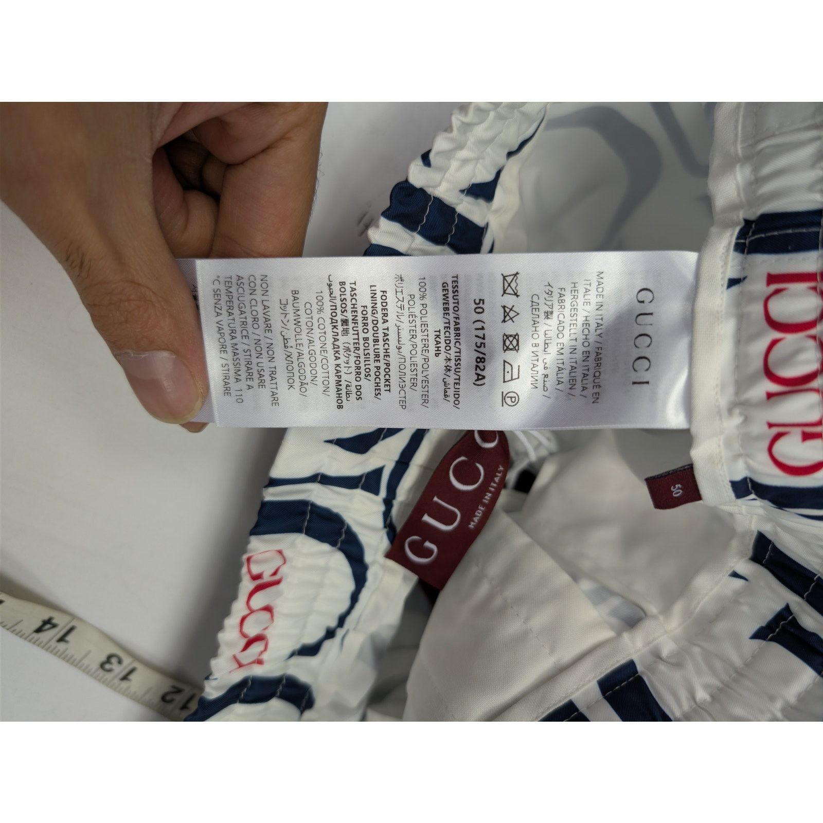 Gucci o1rshd1 GG Magazine Maxi on PL Print Short Pant Shorts White Size US 34 / EU 50 - 17 Thumbnail