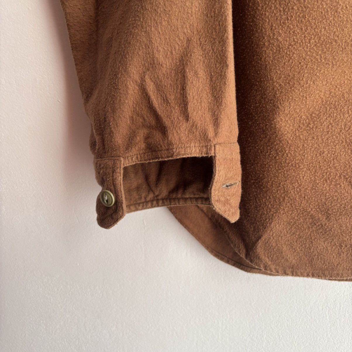 Engineered Garments Engineered Garments Work Shirt Solid Cotton Flannel Brown Size US L / EU 52-54 / 3 - 6 Thumbnail