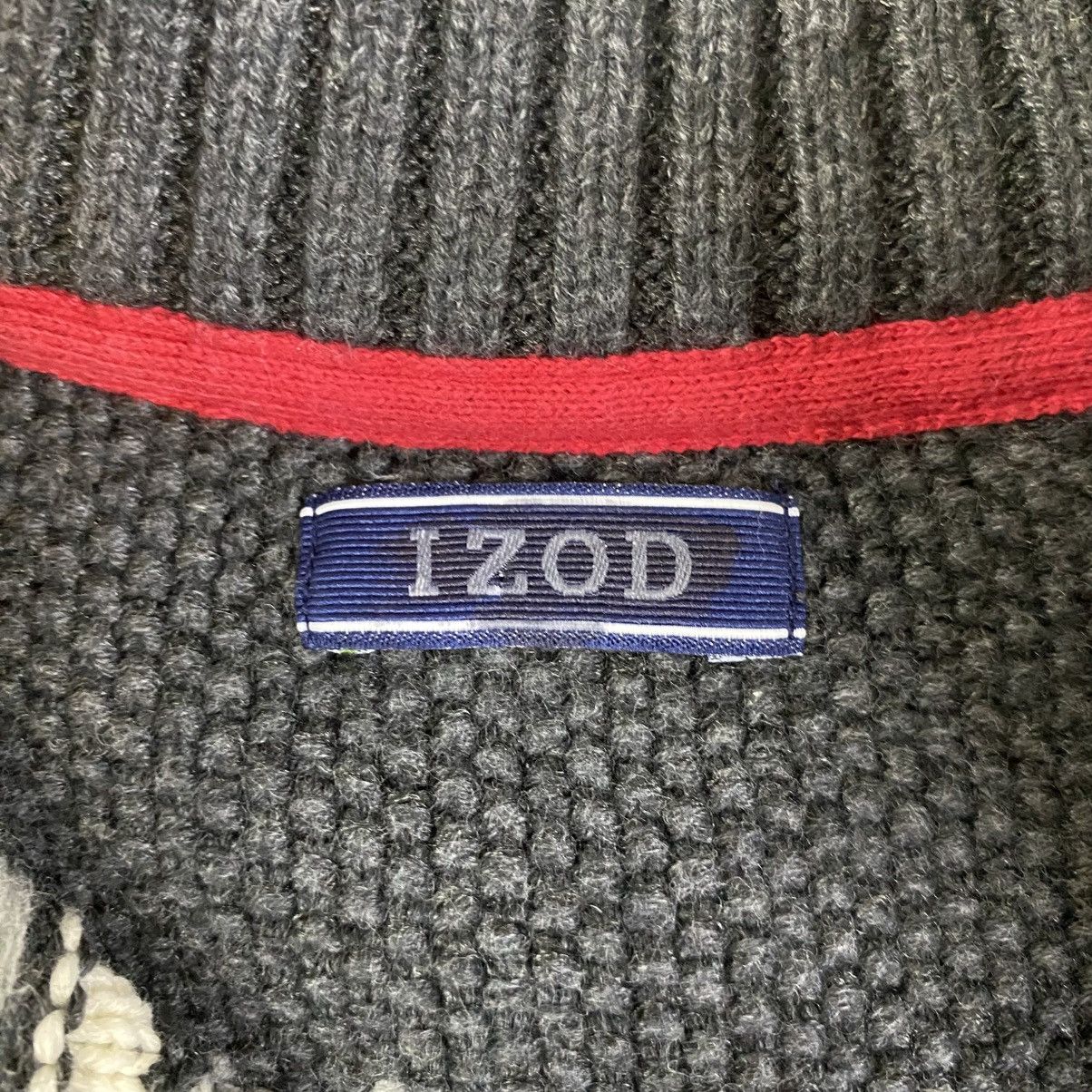 Izod IZOD Sweater Men's Gray Red Sz S Quarter Zip Pullover EUC Size US S / EU 44-46 / 1 - 5 Thumbnail
