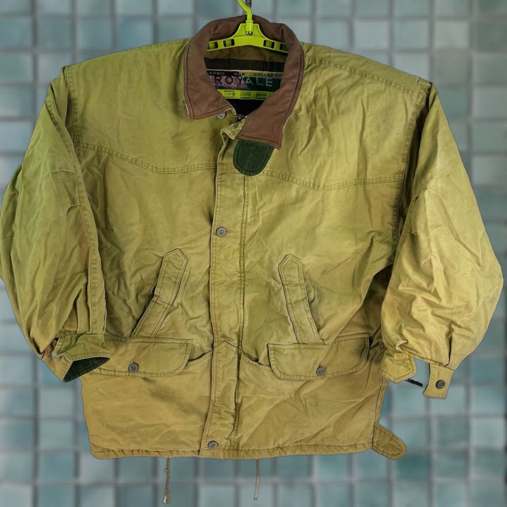 Vintage Vintage Royale Classic Car Collection Jacket Mens Size XL Yellow Art 2200 Size US XL / EU 56 / 4 - 1 Thumbnail