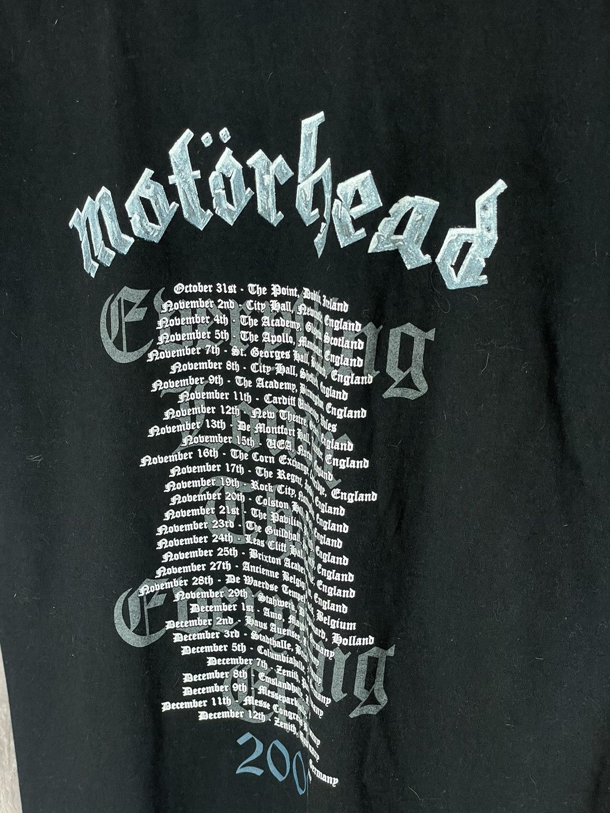 Band Tees × Vintage Vintage Motorhead England Big Printed Skulls Rock 2006 Tee Size US M / EU 48-50 / 2 - 15 Thumbnail