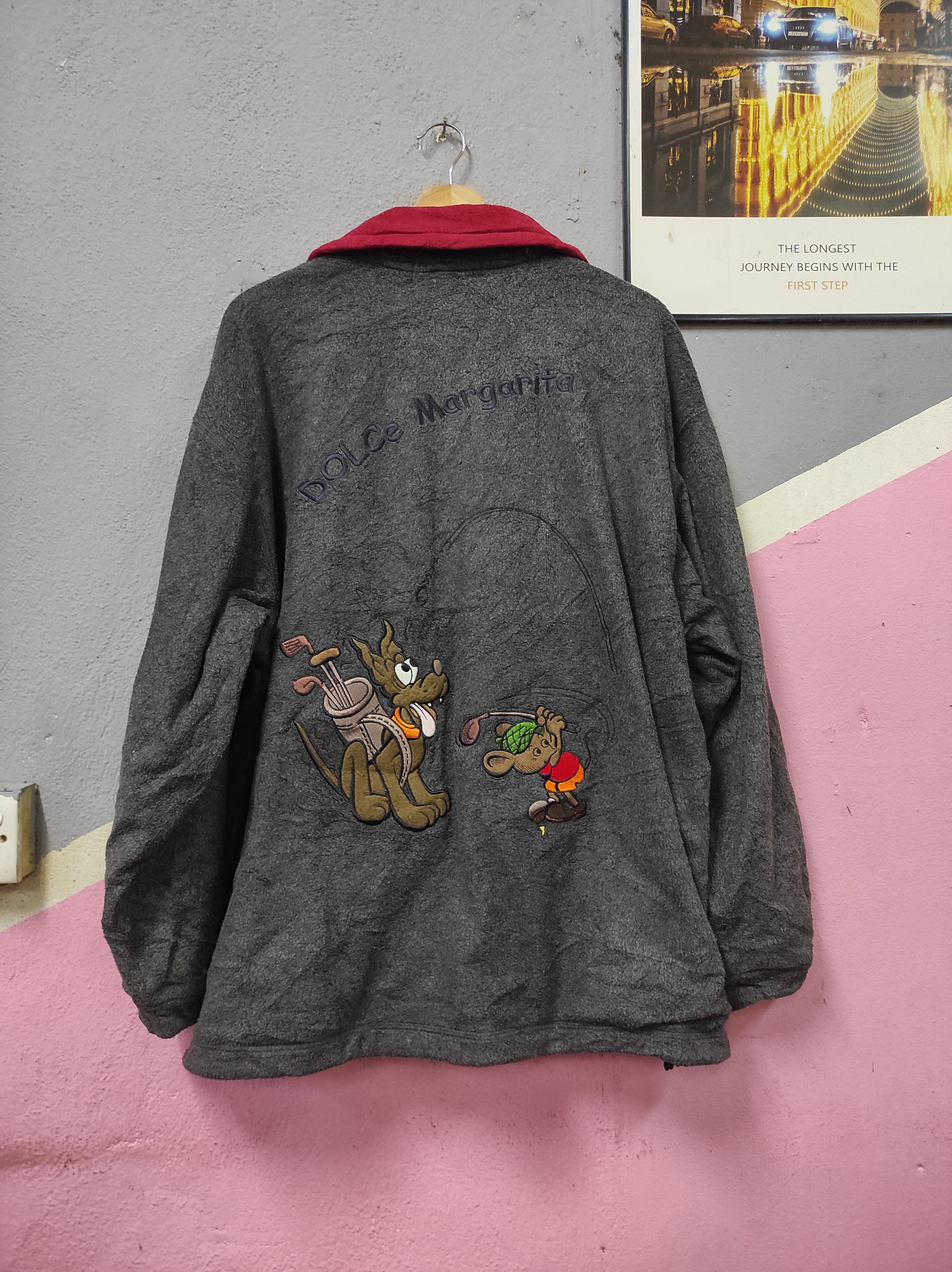 Cartoon Network × Vintage DOLCE MARGARITA ITALY GOLF GON & COOKY JACKET FLEECE Size US L / EU 52-54 / 3 - 1 Thumbnail