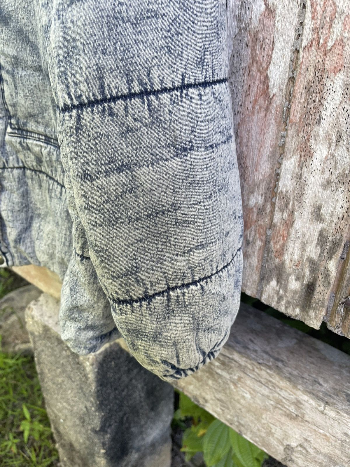 Designer ANAP Sherpa-Lined Acid Wash Denim Jacket Size US M / EU 48-50 / 2 - 9 Thumbnail