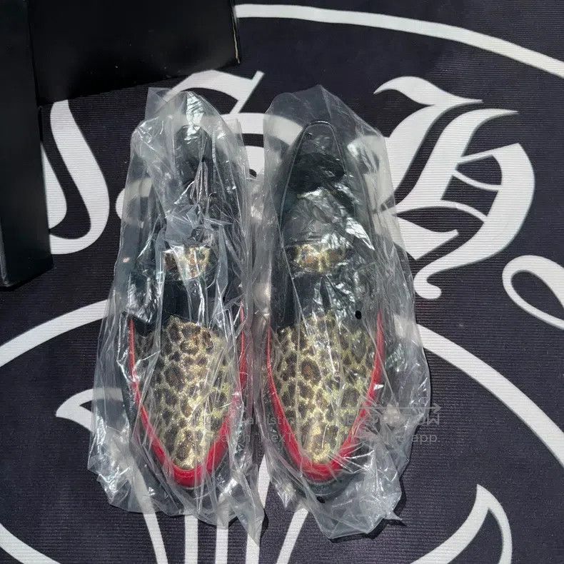 Hedi Slimane × Saint Laurent Paris 14FW Leopard Creepers Sz40