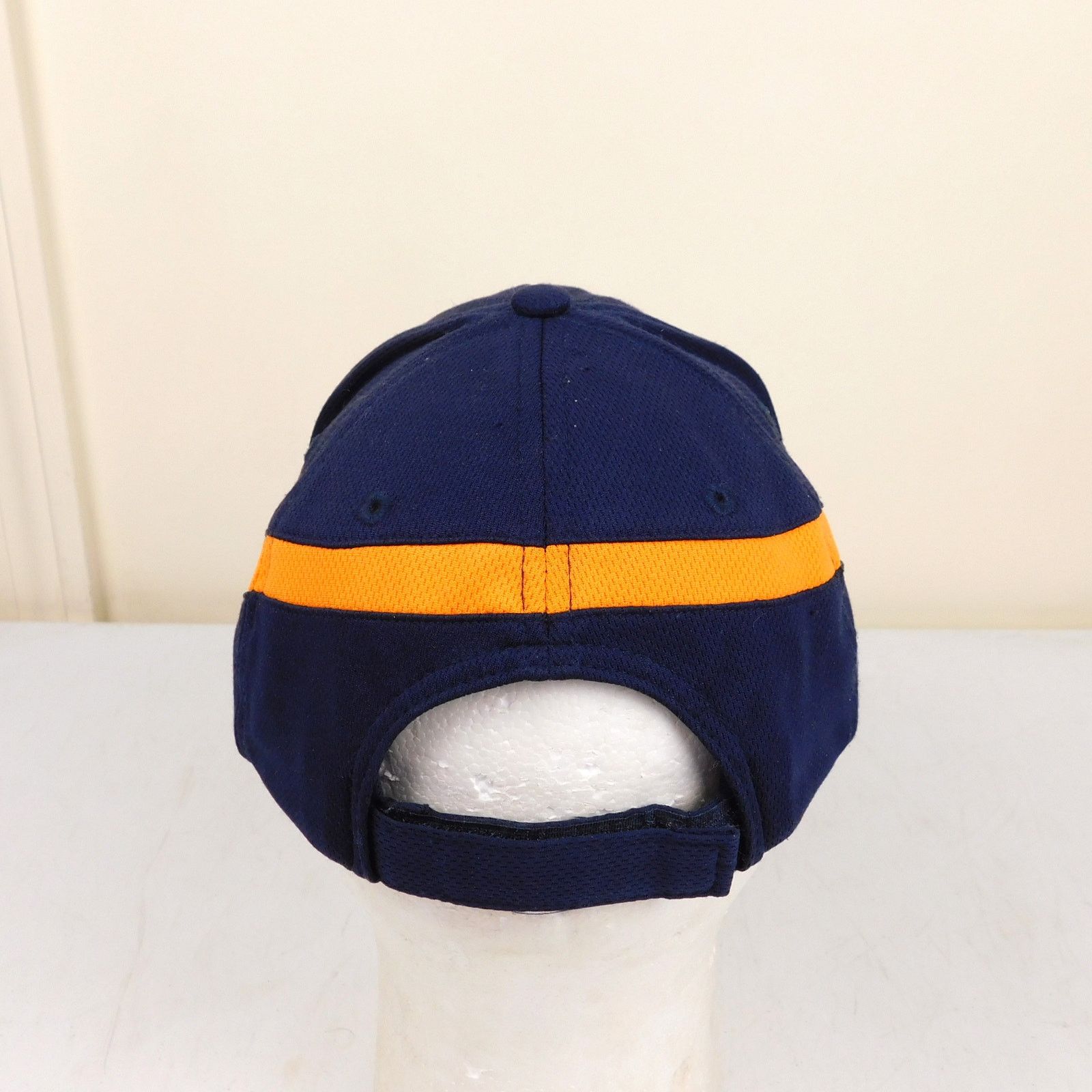 Gildan Subaru Hat Adjustable Star Logo Blue Orange Stripe Racing Size ONE SIZE - 4 Thumbnail