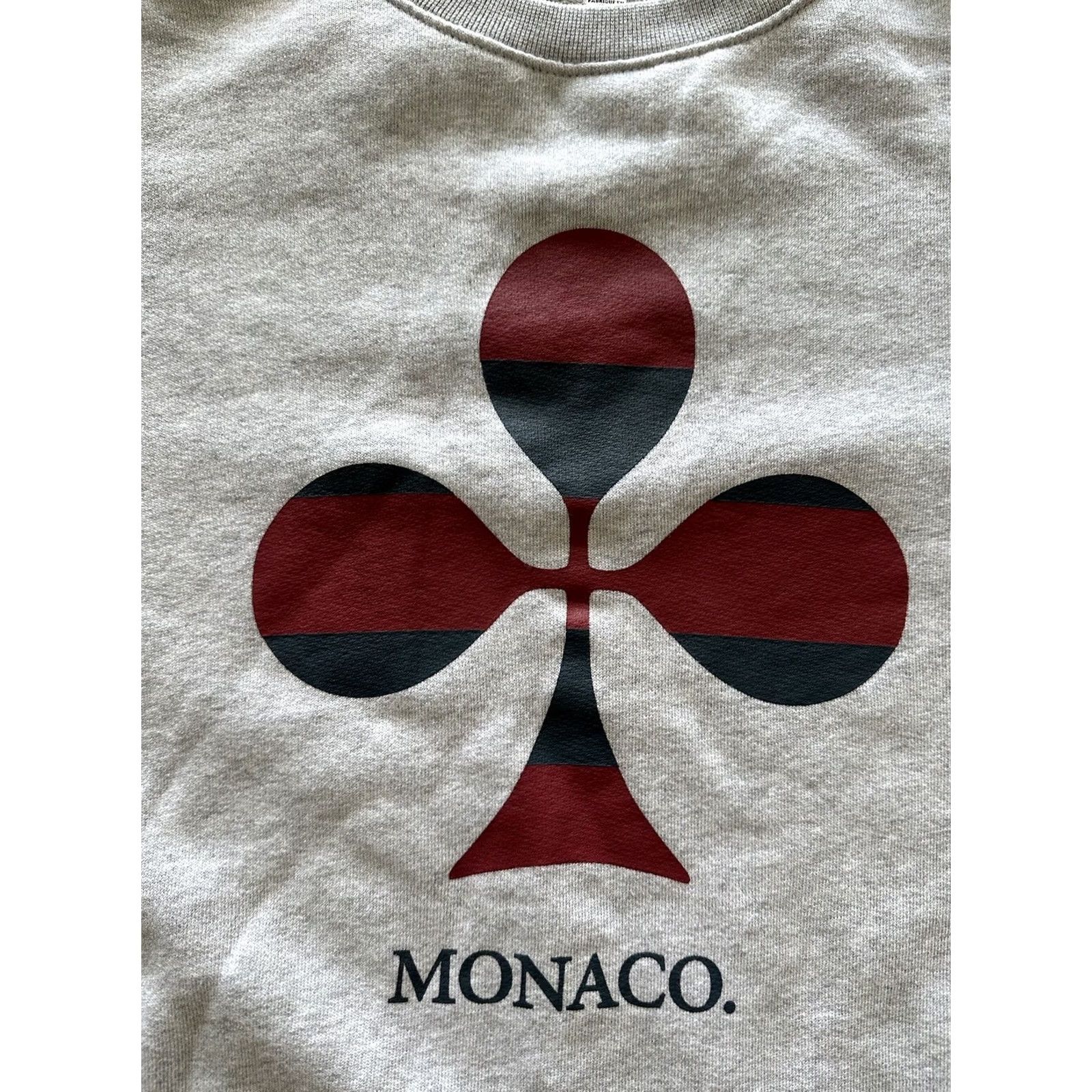 Club Monaco Club Monaco Shirt Men's Sweatshirt Crewneck Crest Logo Gray M Regular Long Sleeve pullover graphic print Size US M / EU 48-50 / 2 - 2 Thumbnail