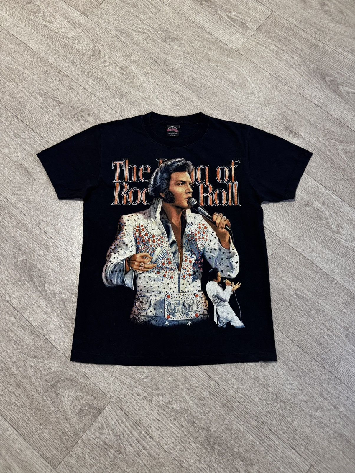 Band Tees Vintage Elvis Presley “The King of Rock n Roll” T-shirt 90s Size US M / EU 48-50 / 2 - 1 Thumbnail