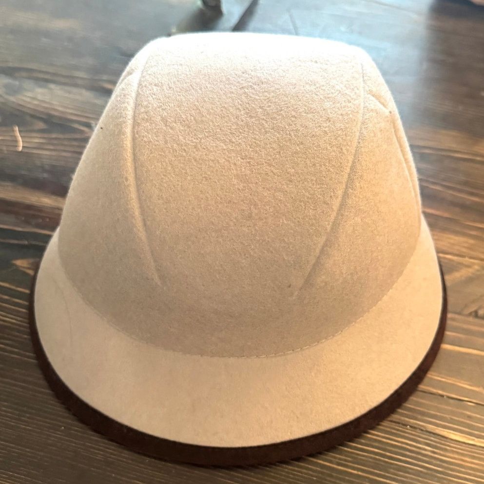 Other Filippo Catarzi NWT Gray Wool Bucket Hat with Brown Trim Size ONE SIZE - 3 Thumbnail