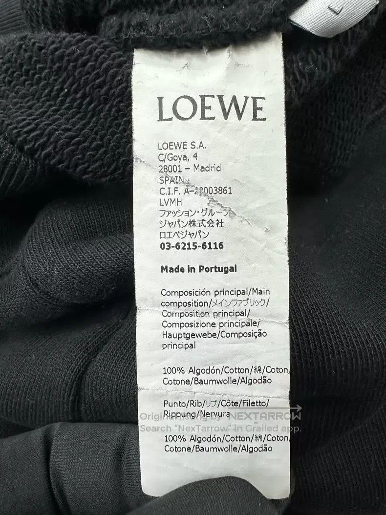 Loewe Loewe Black Embroidered Letter Logo Sweatshirt Size L / US 10 / IT 46 - 4 Thumbnail
