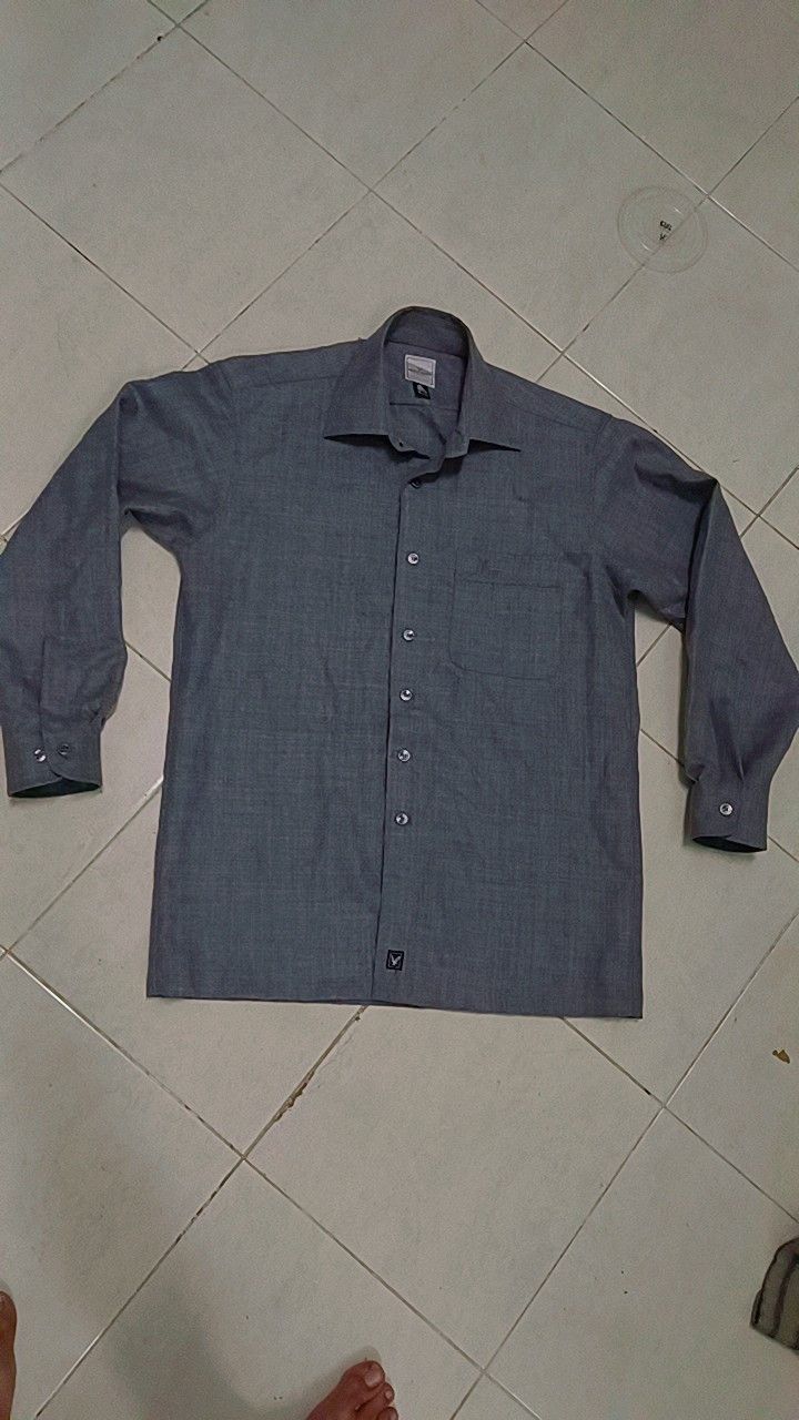 Lyle & Scott Lyle & Scott Grey Shirt - Medium Size US M / EU 48-50 / 2 - 8 Thumbnail