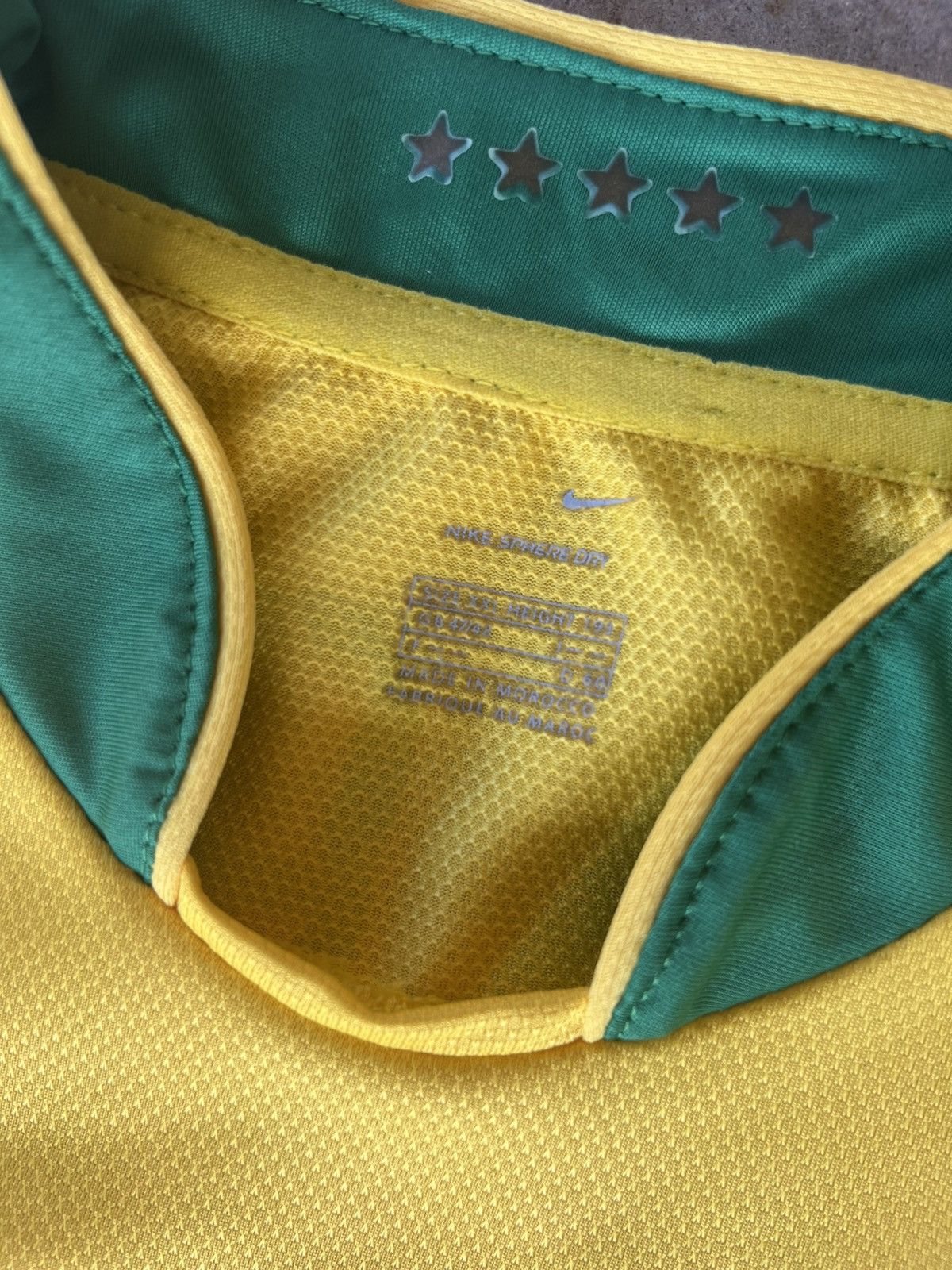 Vintage Vintage Nike Brazil 🇧🇷 National Soccer Futbol Jersey Kit Size US XL / EU 56 / 4 - 4 Thumbnail
