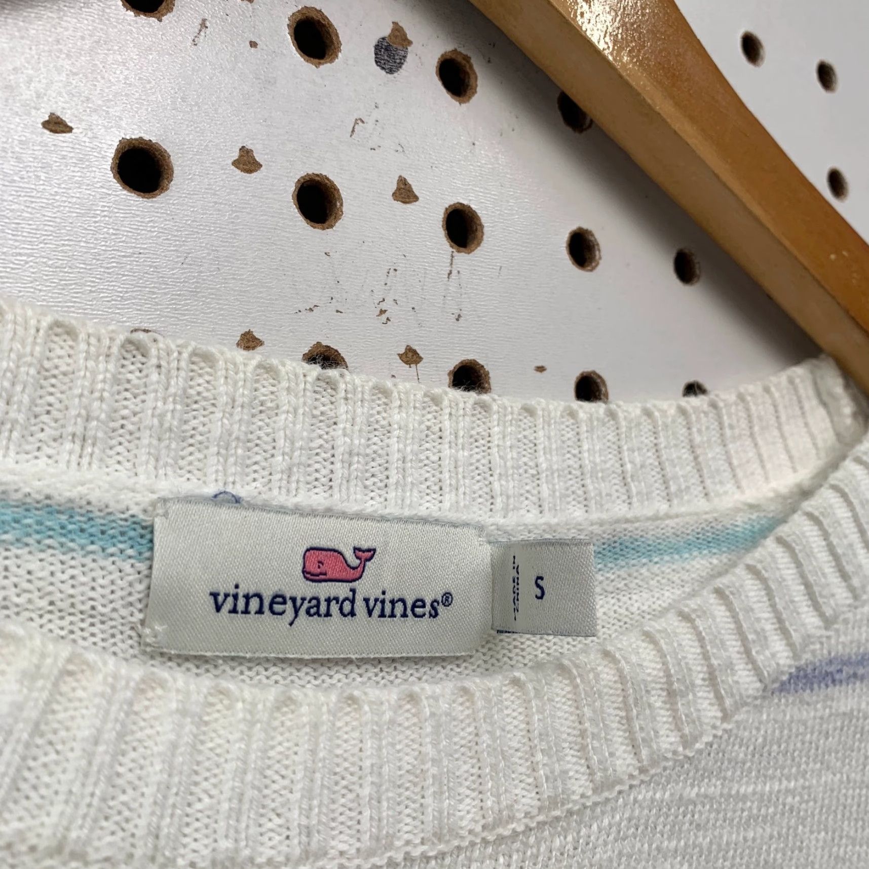 Vineyard Vines Vineyard Vines Sweater Womens Small Multicolor Striped Knit 100% Cotton Size S / US 4 / IT 40 - 5 Thumbnail