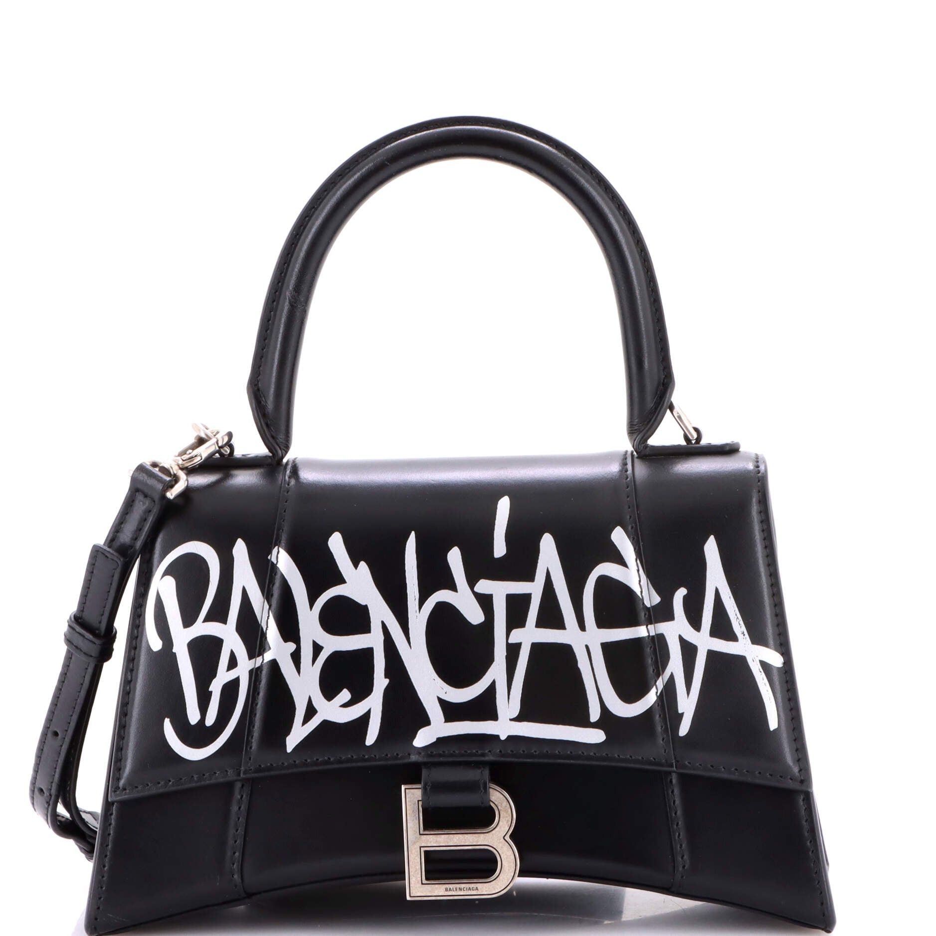 Balenciaga Graffiti Hourglass Top Handle Bag Size ONE SIZE - 1 Thumbnail