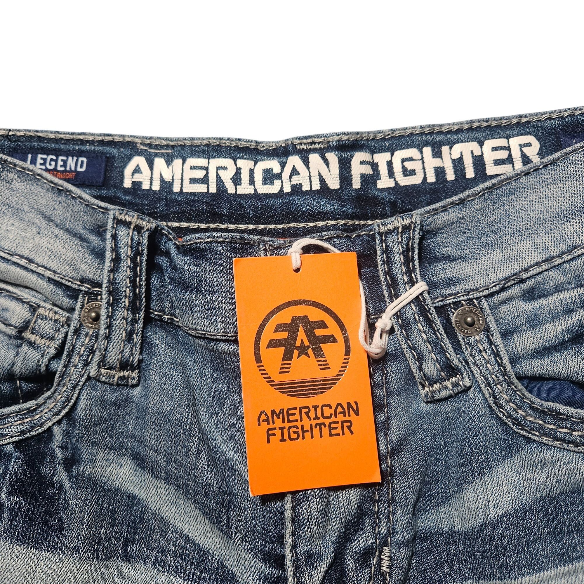 Other American Fighter Legend Void Bonneville Jean Men 27 Slim Vin Size US 27 - 5 Thumbnail