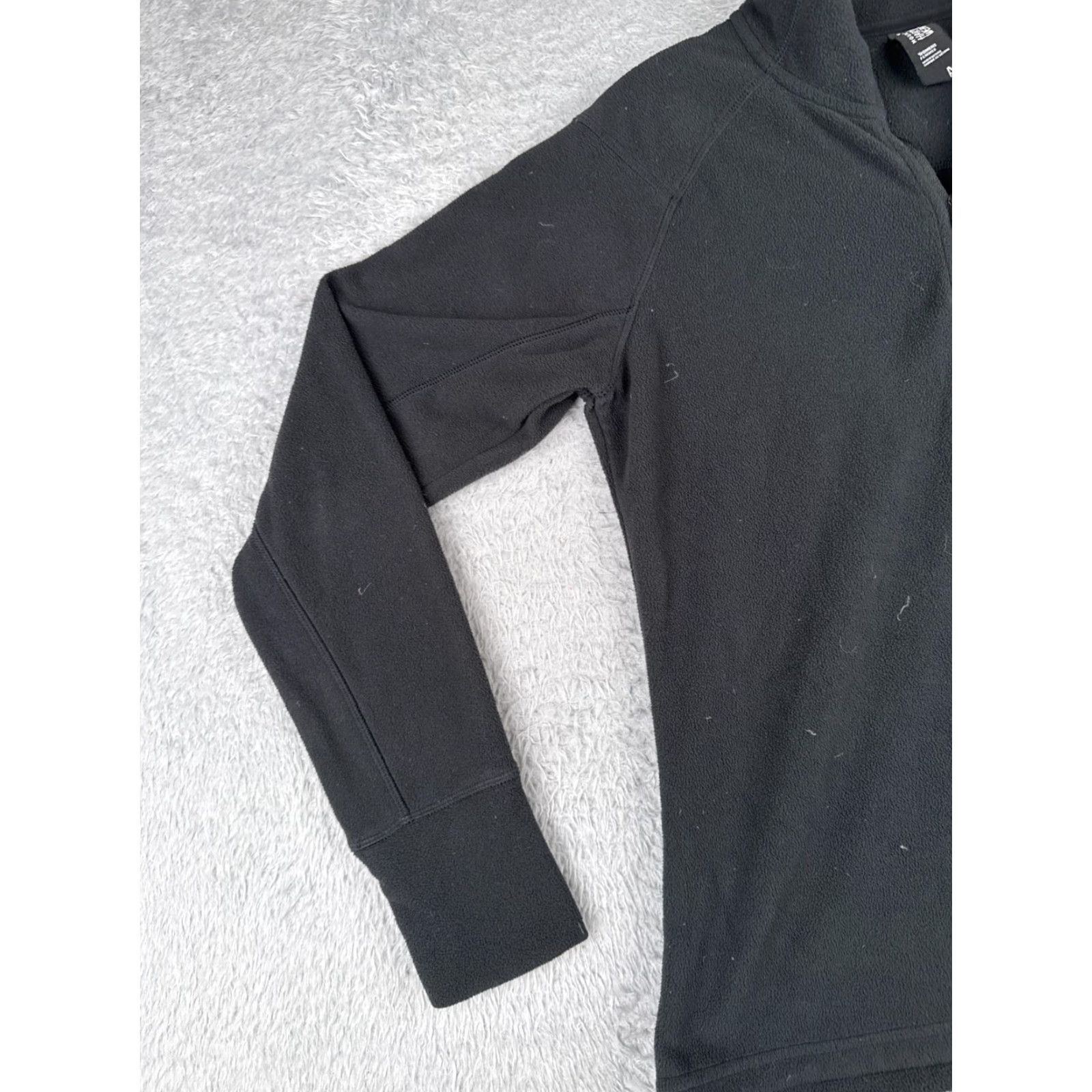 Mountain Hardwear Mountain Hardwear Sweatshirt Women Medium Black 1/4 Zip Pullover Fleece - Mock Neck, Long Sleeve, 100% Polyester, Logo, Activewear, Regular Fit Size M / US 6-8 / IT 42-44 - 3 Thumbnail