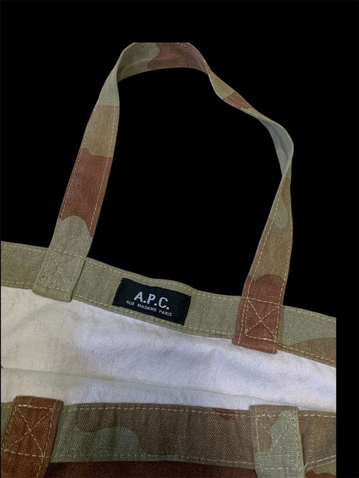 A.P.C. A.P.C desert storm camo tote bag Size ONE SIZE - 3 Thumbnail