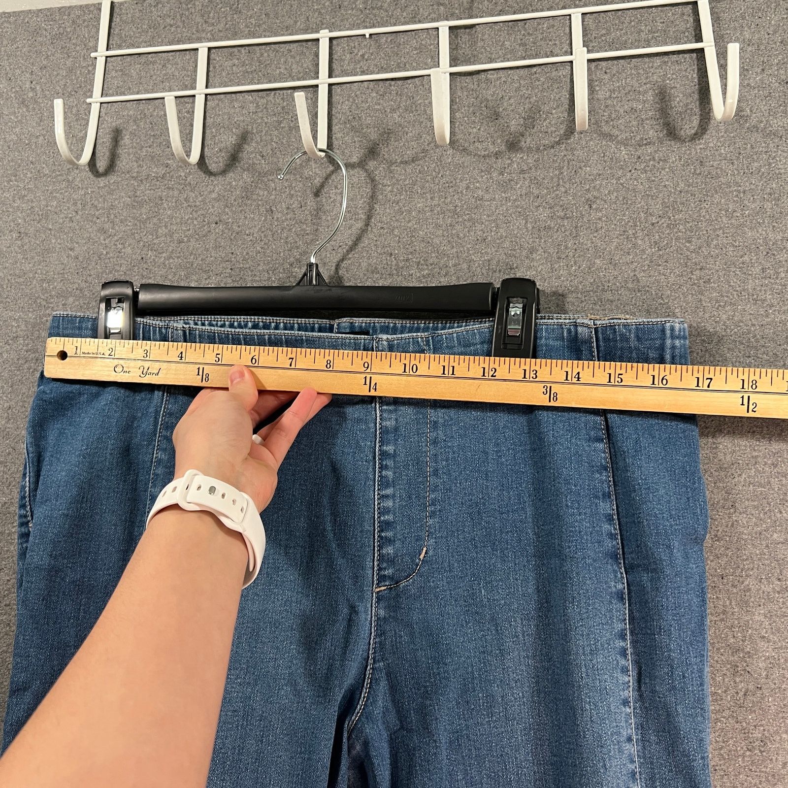 Other Susan Graver Petite So Slimming Pull On Ankle Jean Medium Size 36" / US 14 / IT 50 - 9 Thumbnail